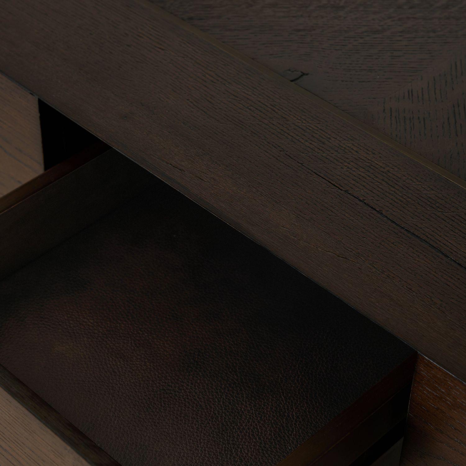 Highland Oak Square Legged Dining Table - Dusk, 40 In. W X 30 In. H