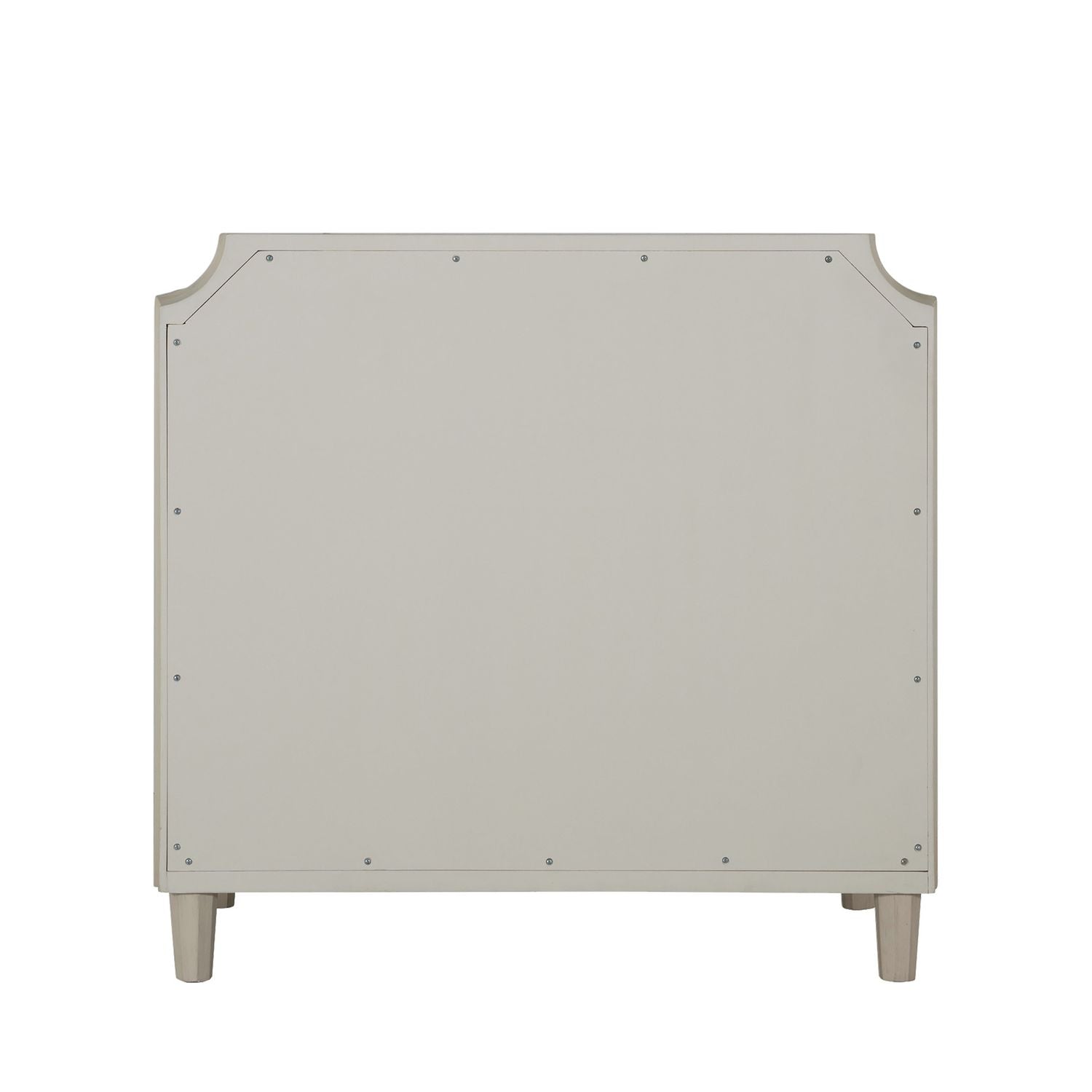 Merigold Wood Arch Graces Chest - 3 Drawers, Sesame White