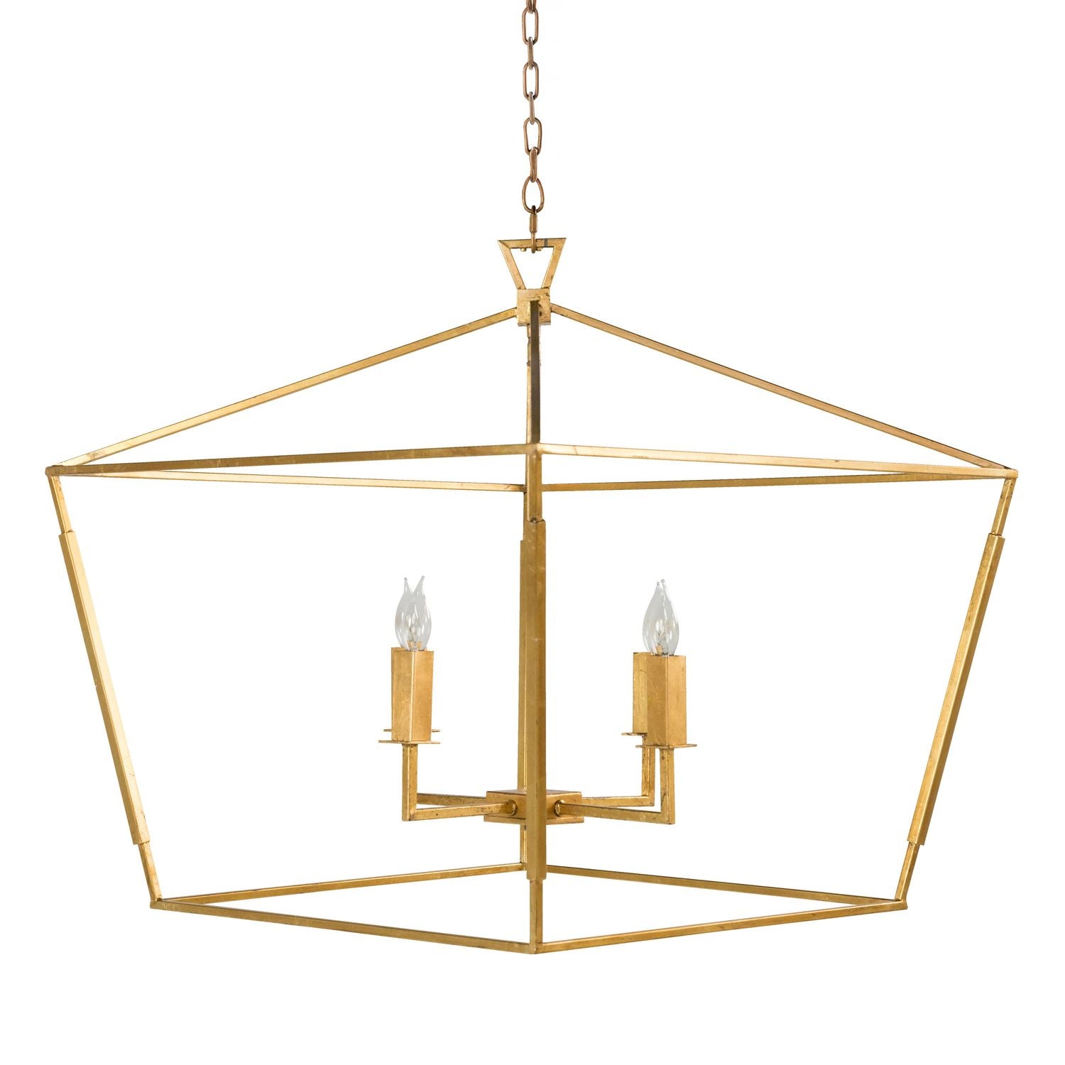 Adler Metal Vintage Gold Chandelier - 24.5 In. D X 23.5 In. H