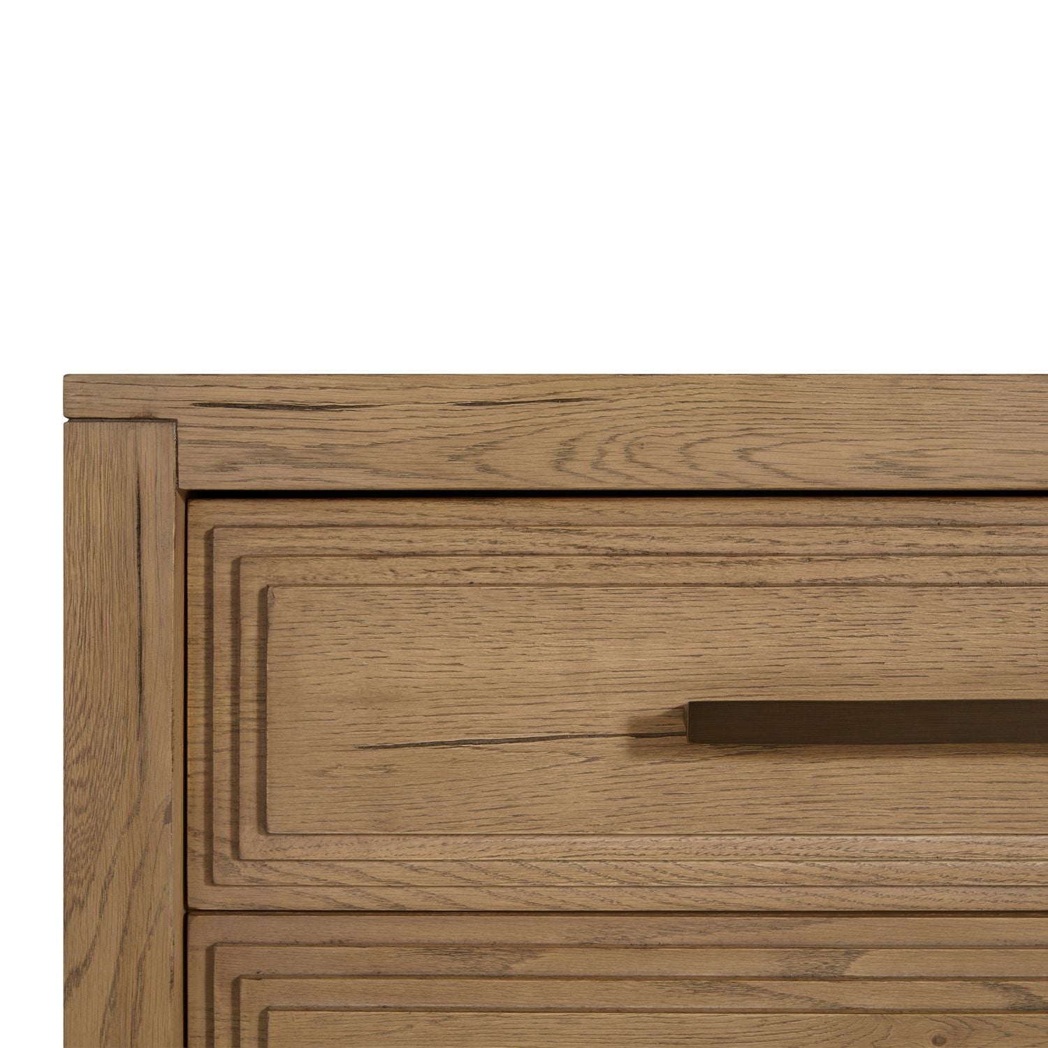 Wren Oak Wood Chest - 3 Drawers, Dawn