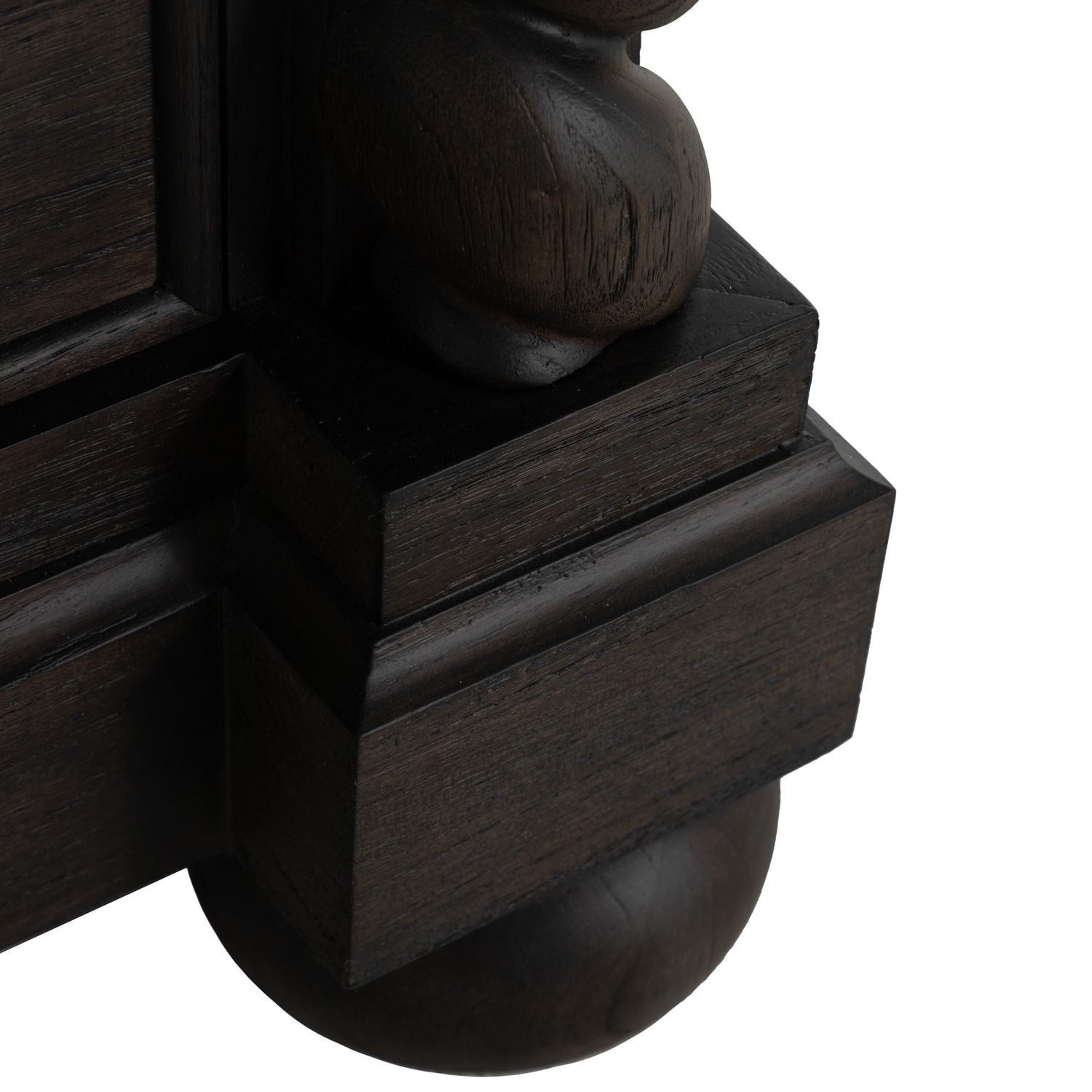 Burkhardt Mindi Wood Storage Chest - 3 Drawers, Dark Antique Bronze