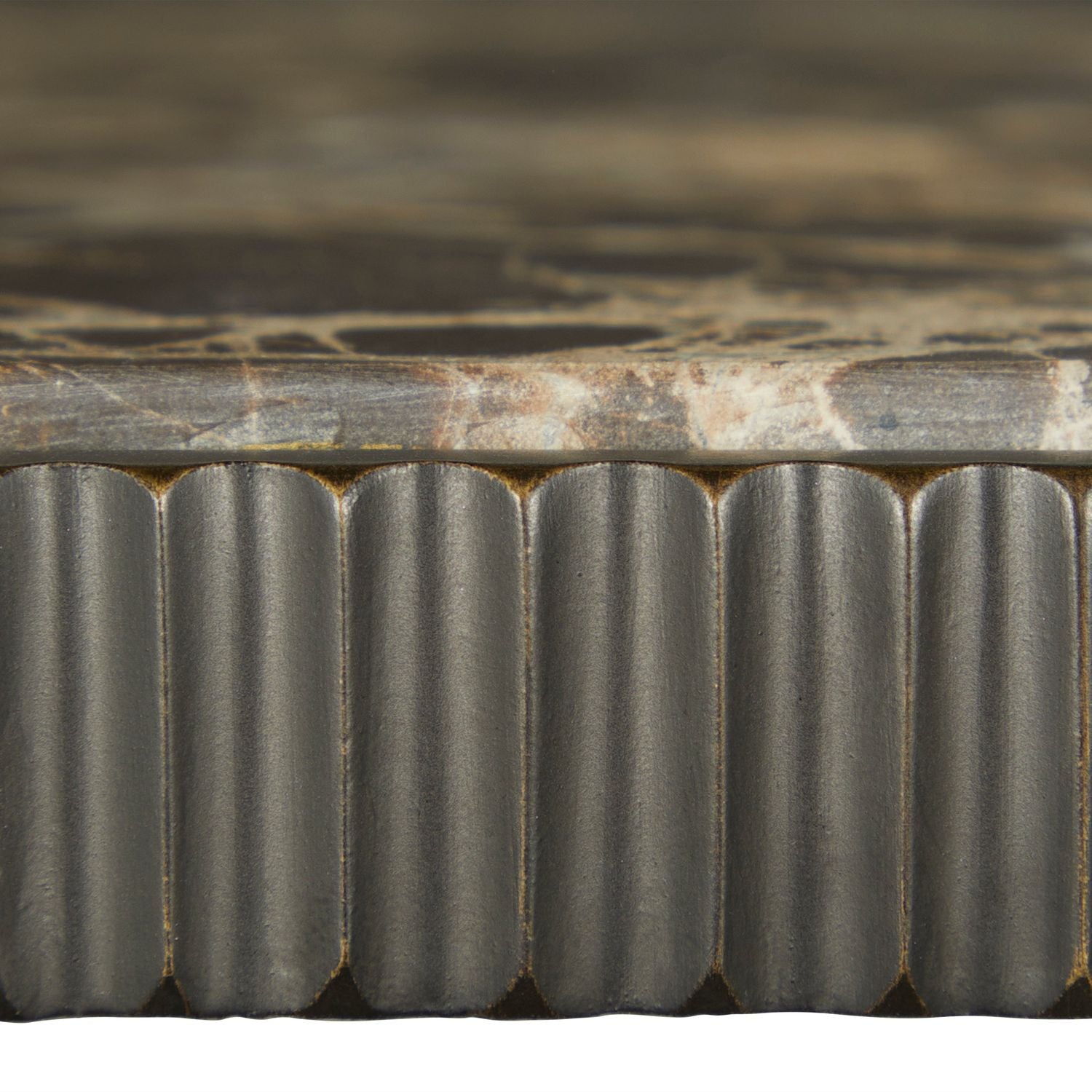 Ariana Metal Square Drink Table - 9.5 In. W X 22 In. H