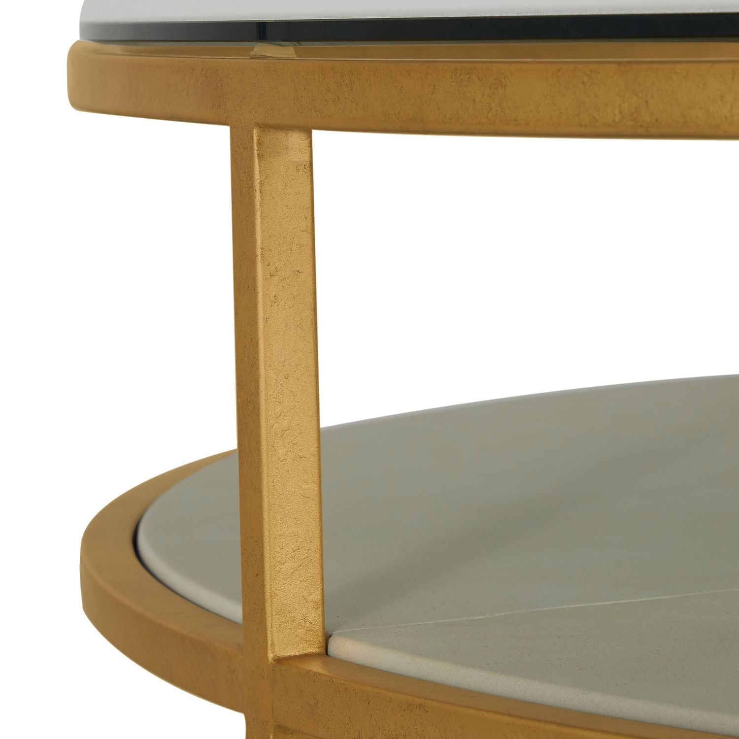 Constance Metal Round Coffee Table - 50 In. W X 18.5 In. H
