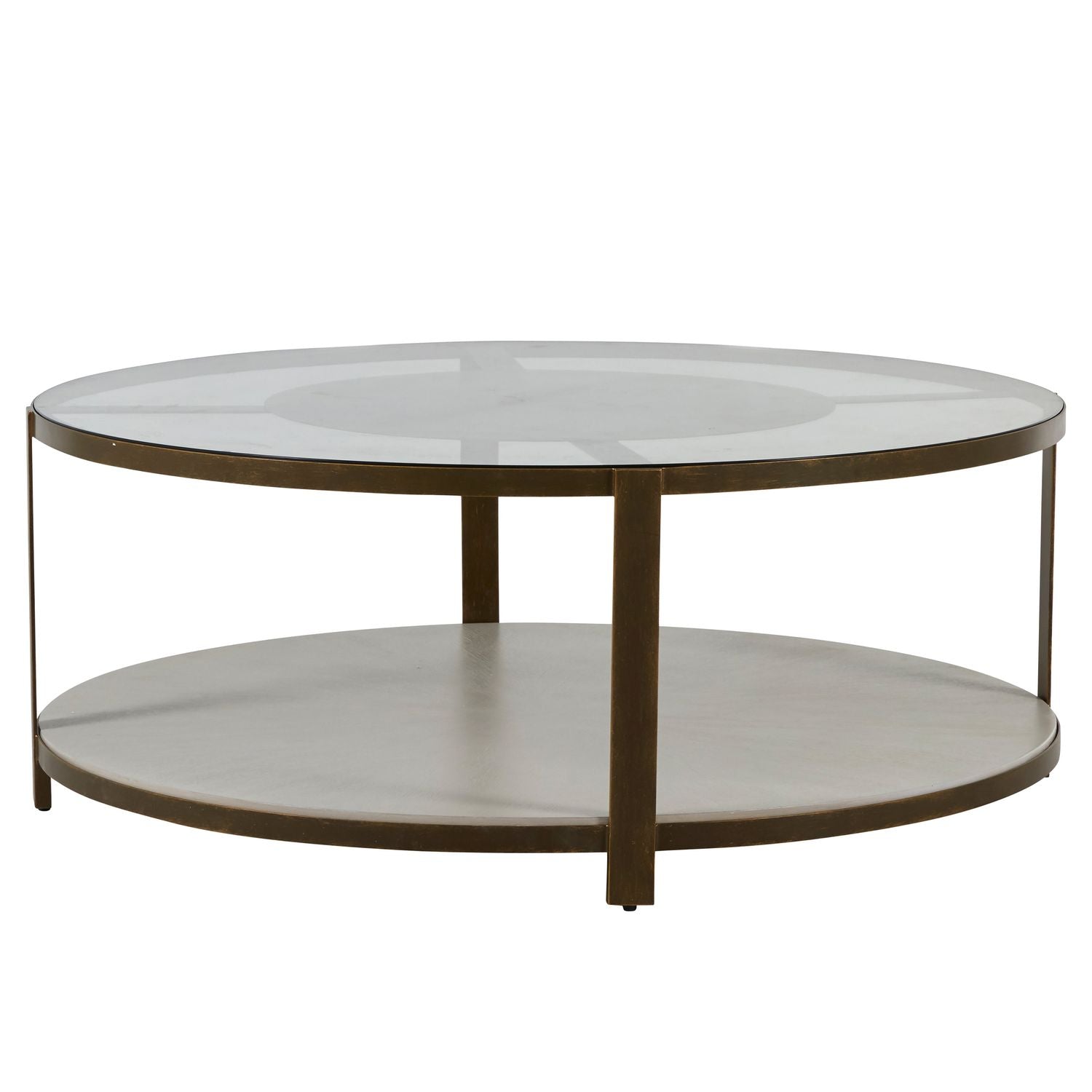 Marlon Metal Round Coffee Table - 48.5 In. W X 19.25 In. H