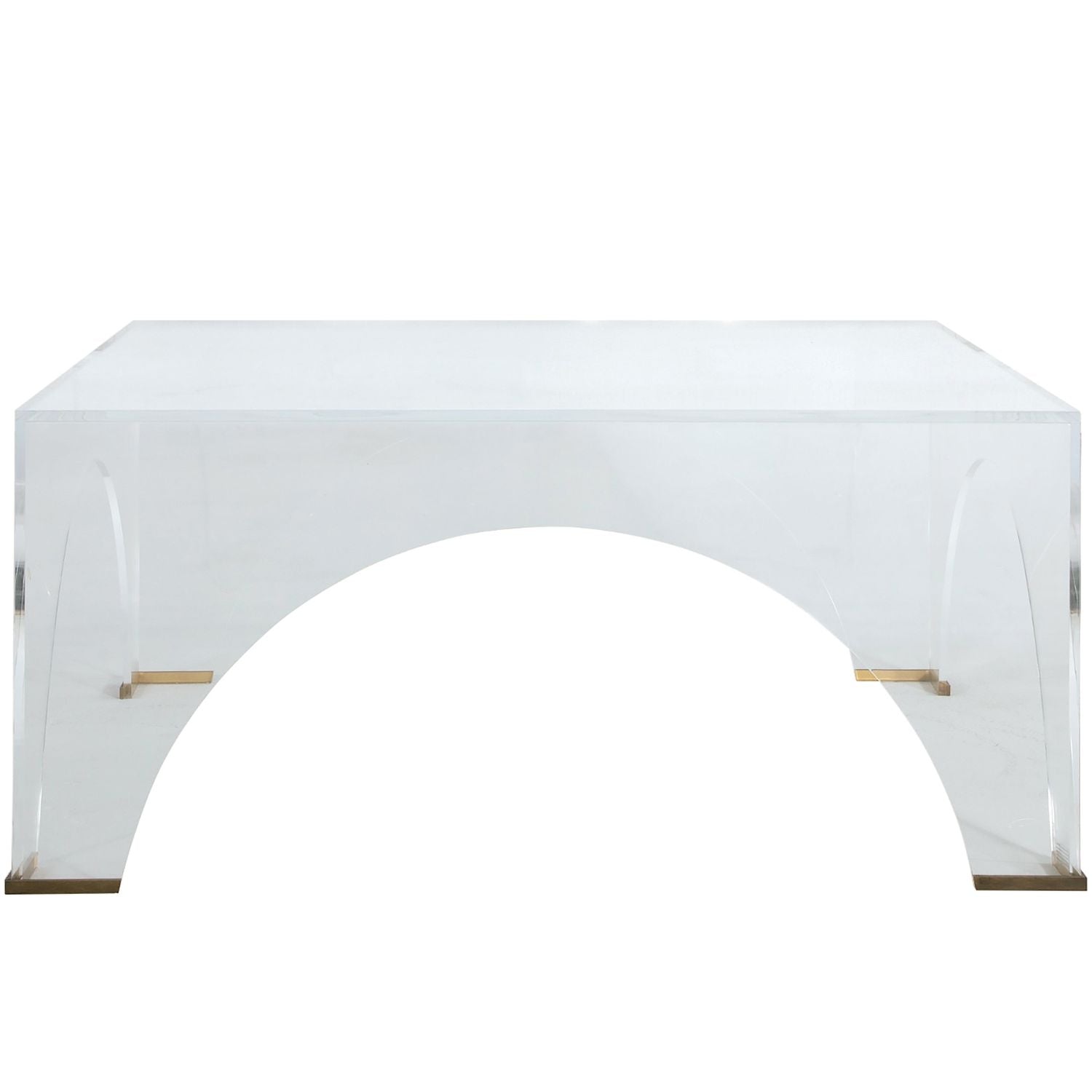 Cindy Acrylic Rectangle Coffee Table - 40 In. W X 18 In. H