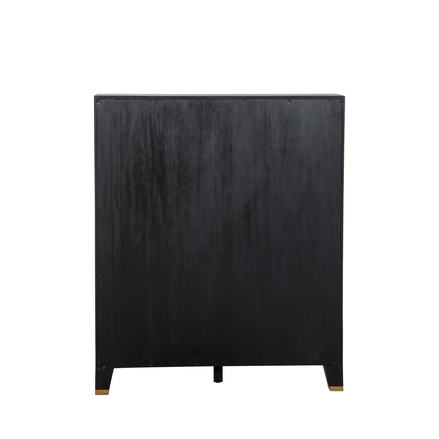 Maison Mindi Wood Chest - 4 Drawers, Brushed Black