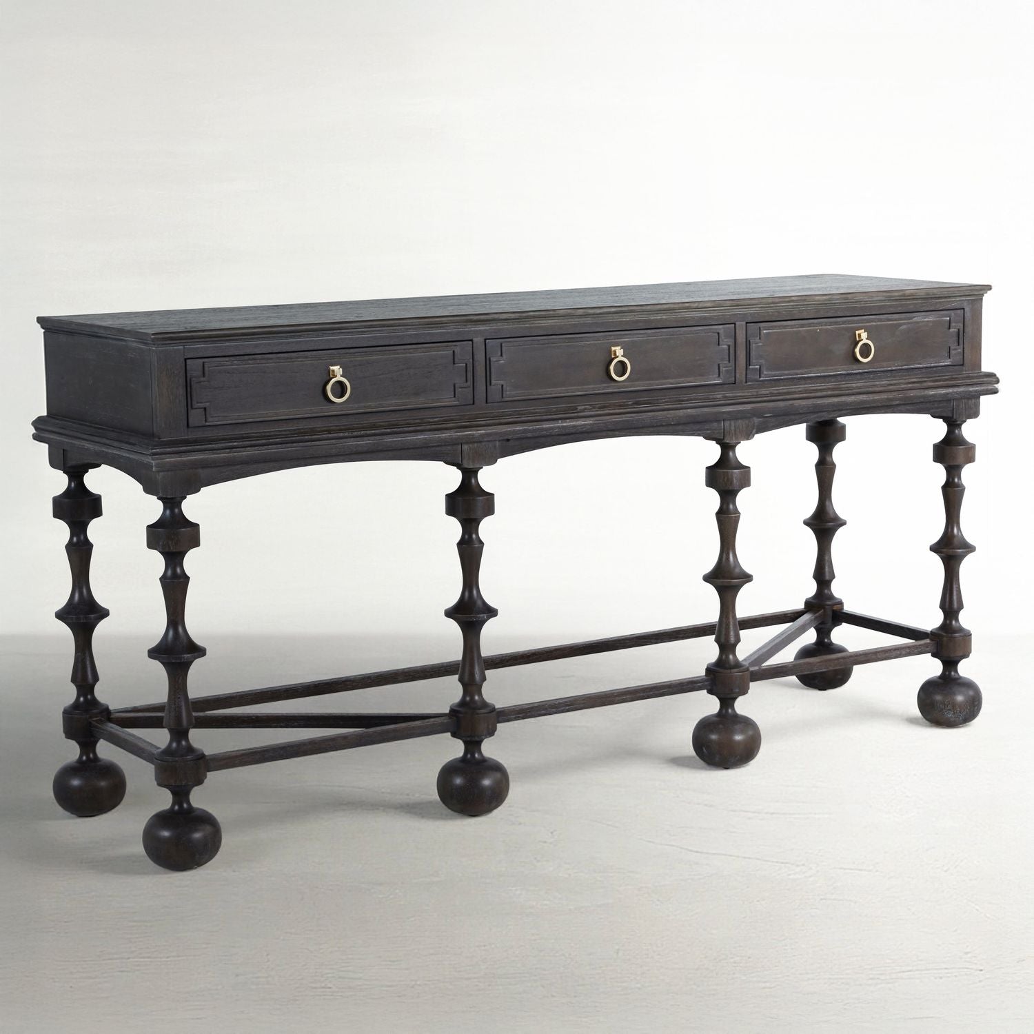 Arrington Mindi Veneer Rectangle Console Table - 76 In. W X 37.25 In. H