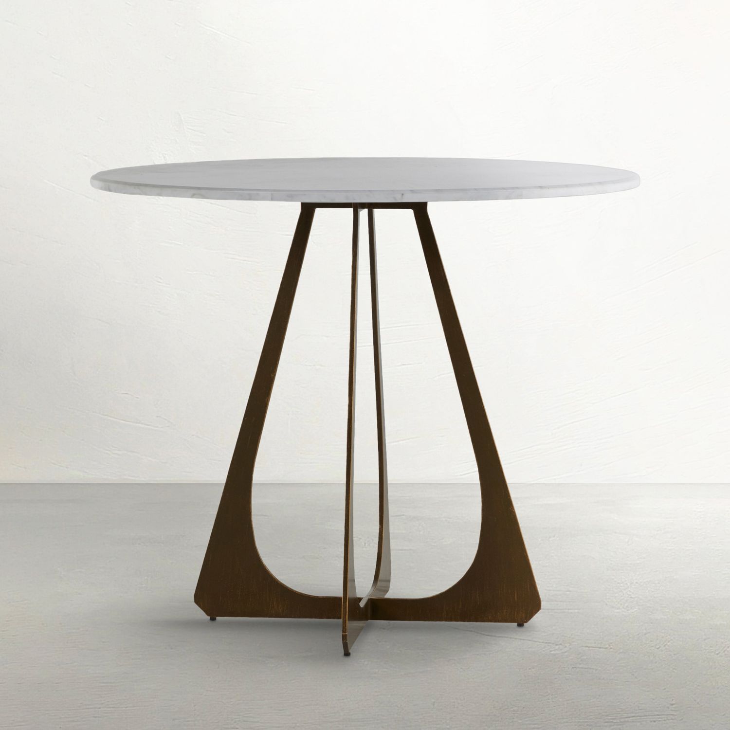 Drayton Iron Round Pedestal Bistro Table - 36 In. W X 29.75 In. H