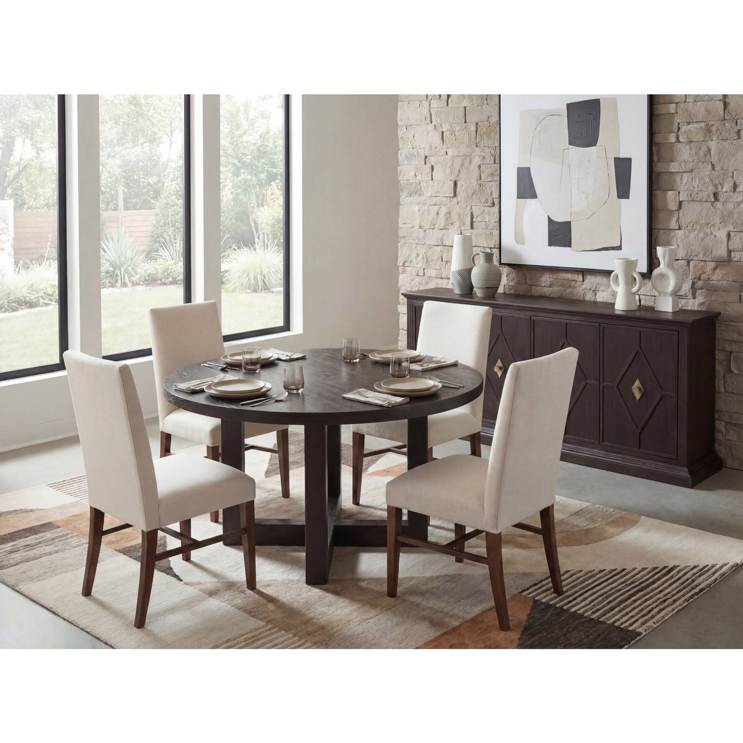 Driftwood Round Dining Table - image 7