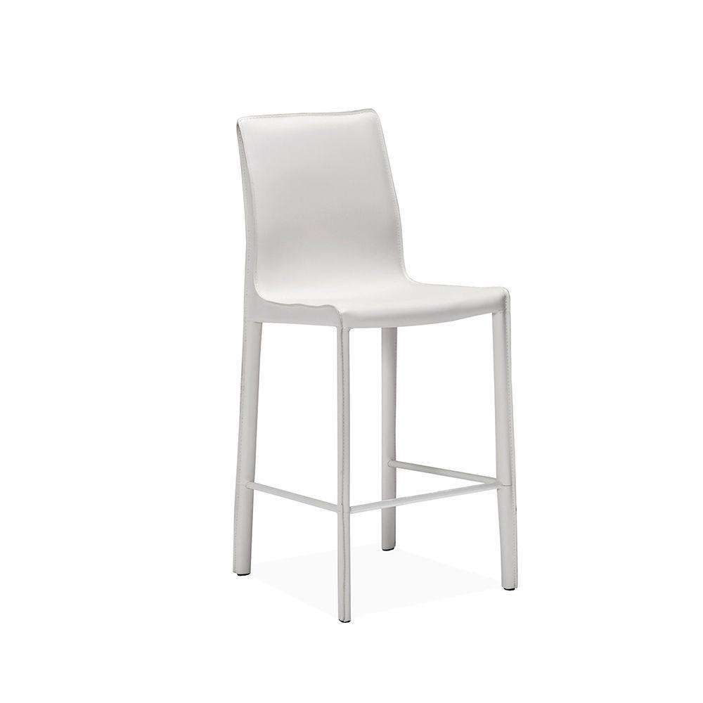 Jada Counter Stool-Interlude-INTER-148098-Bar StoolsWinter White-5-France and Son