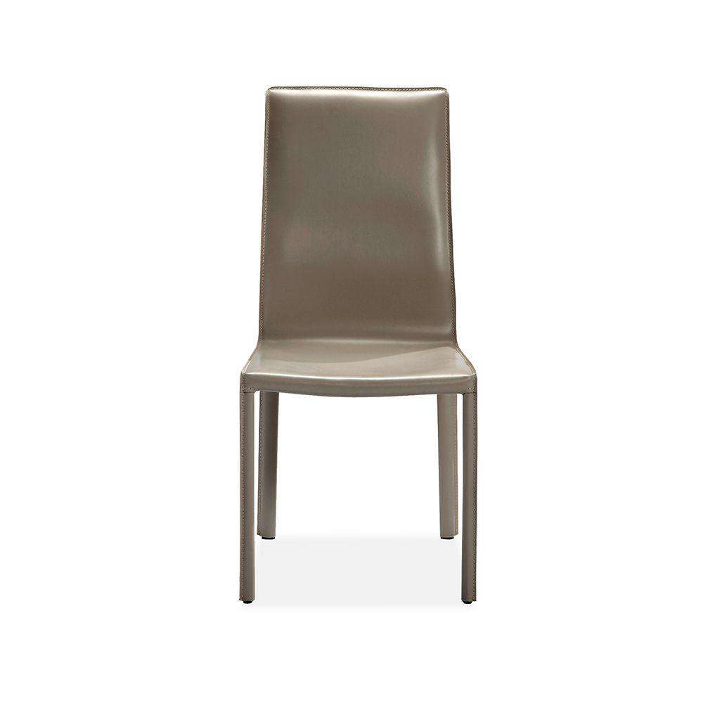 Jada High Back Dining Chair-Interlude-INTER-148036-Dining ChairsMountain Grey-6-France and Son