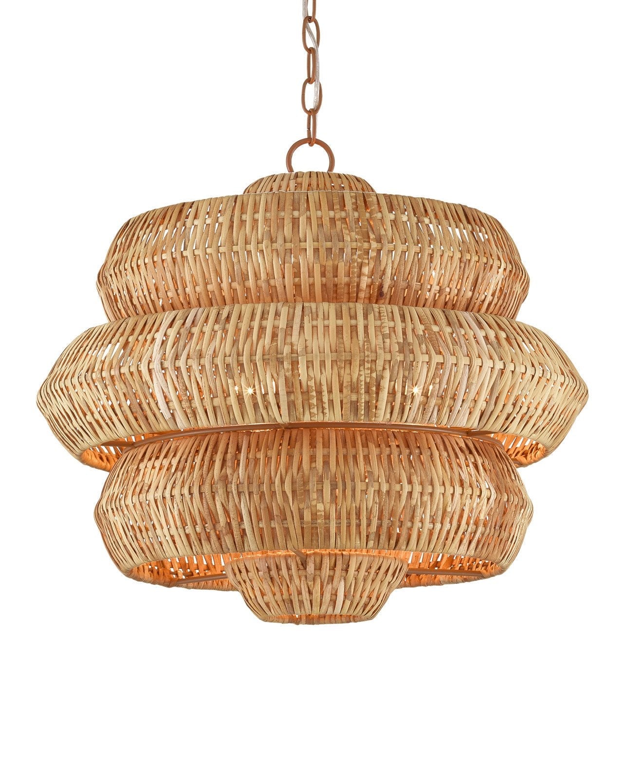 Antibes Small Natural Chandelier