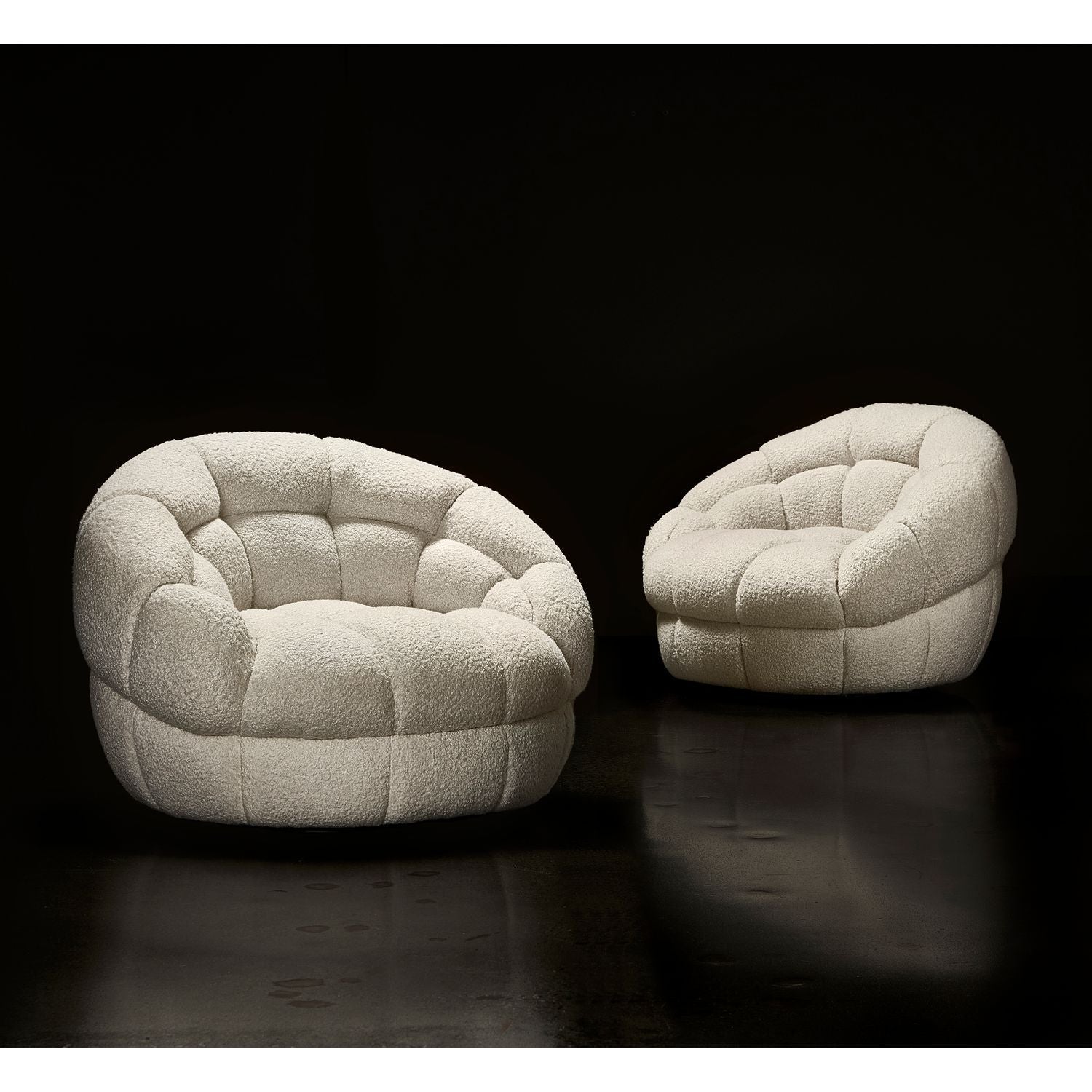 Coco Fabric Swivel Chair