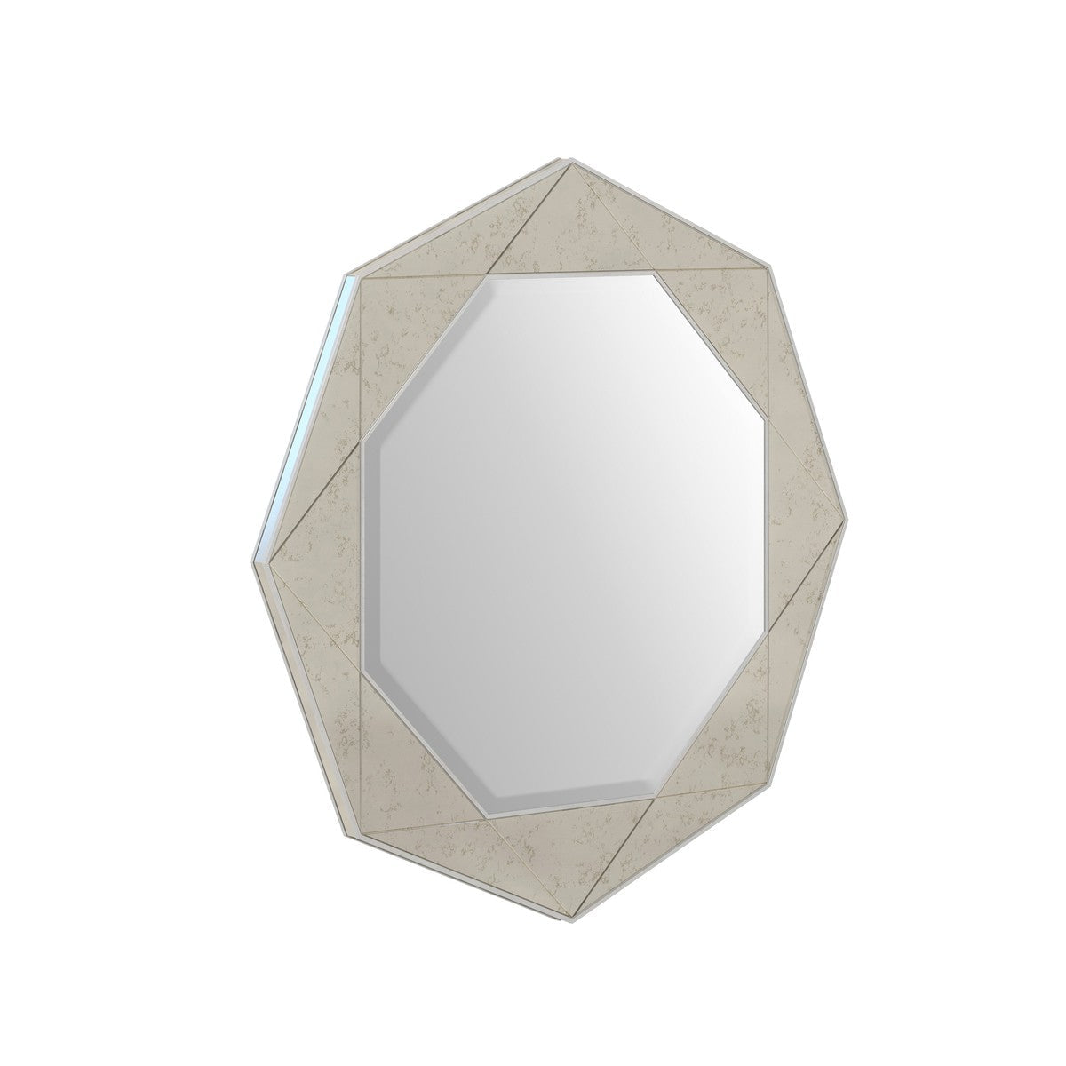 Mezzanine Round Mirror - Grey