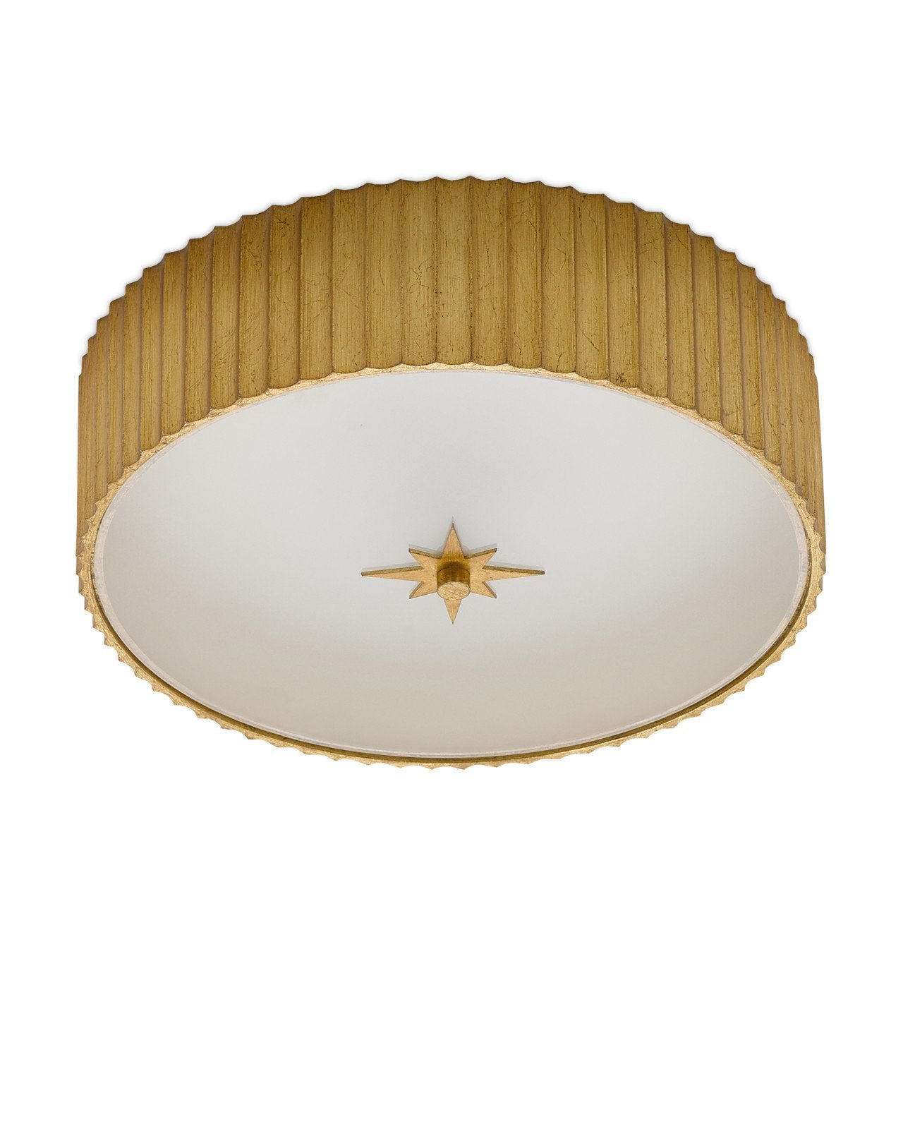 Caravel Gold Flush Mount