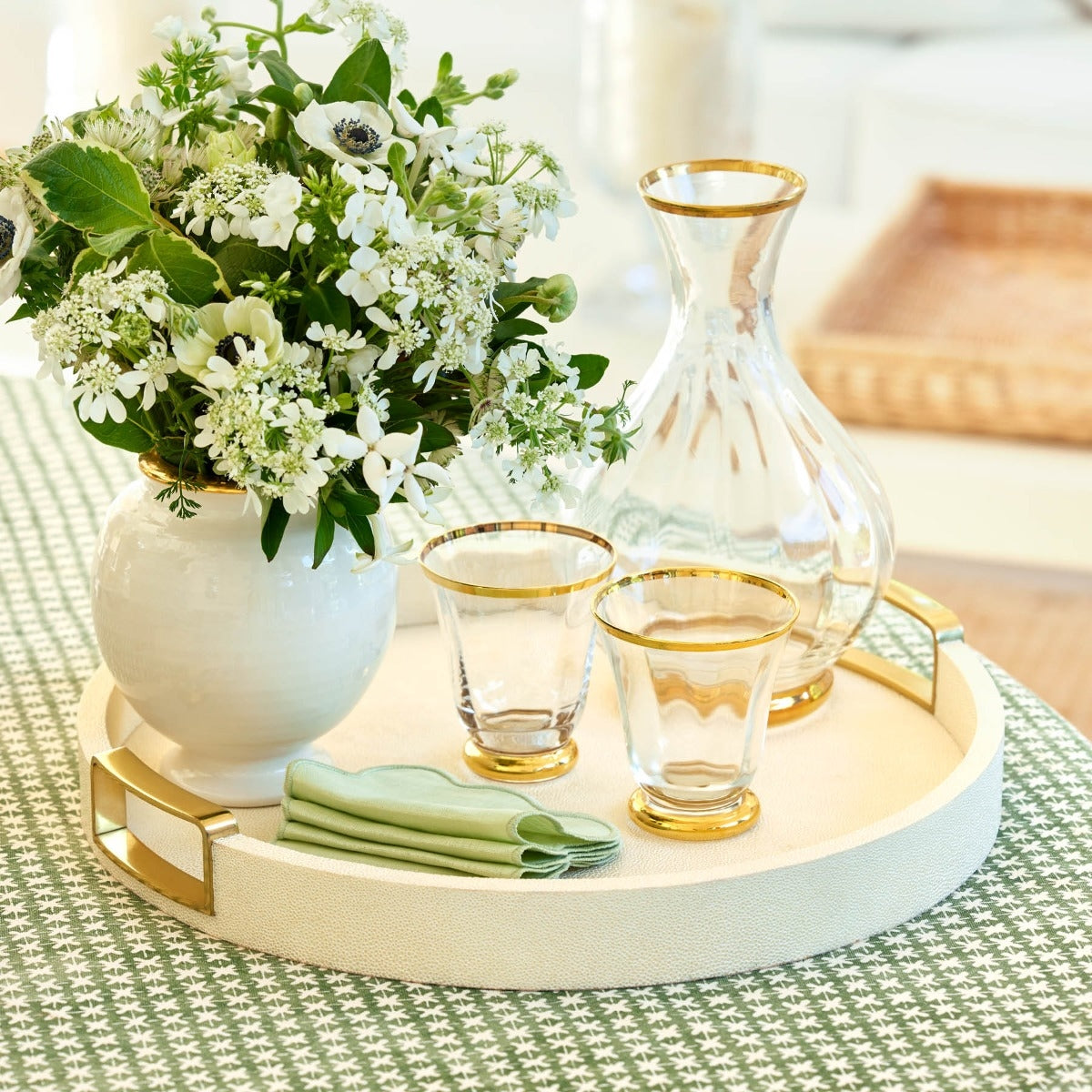 Carina Shagreen Small Round Tray - image 10