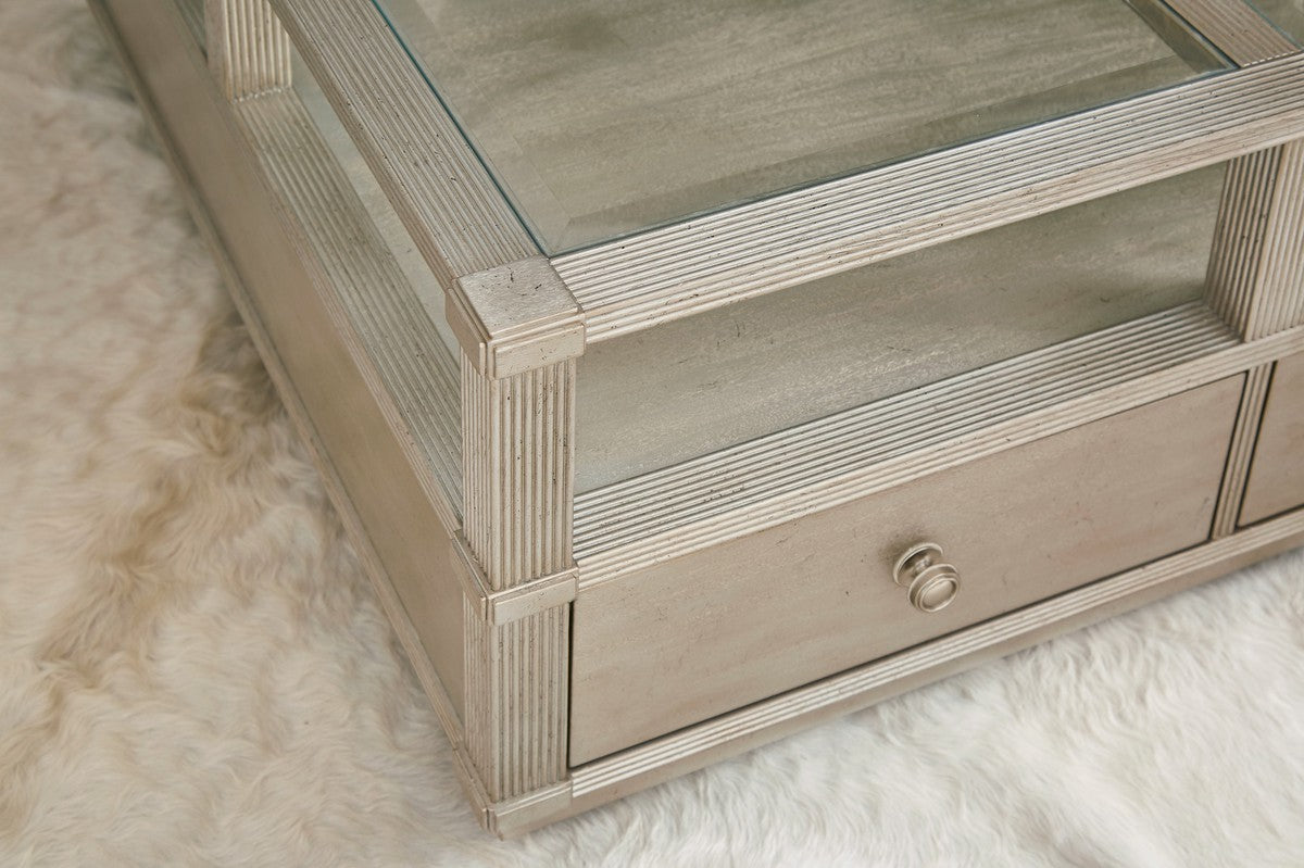 Morrissey Ellman Cocktail Table - Bezel - Silver