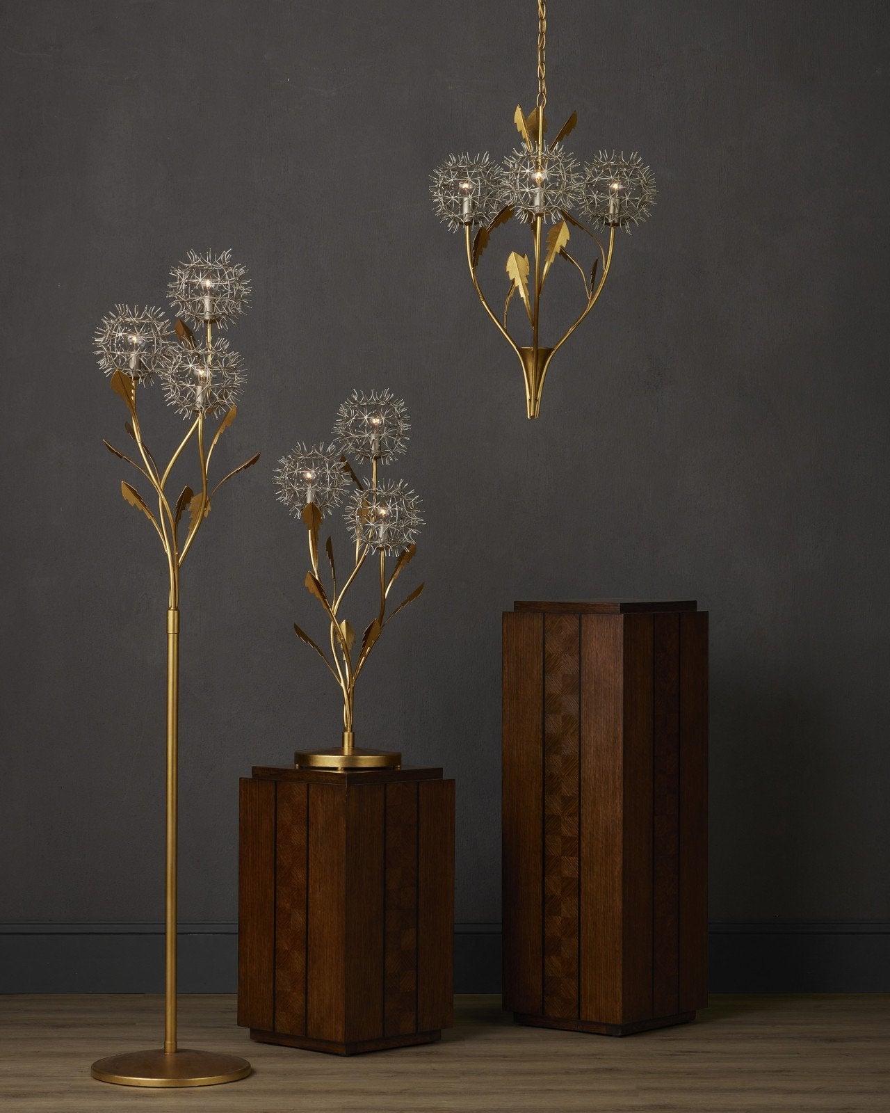 Dandelion Silver & Gold Table Lamp