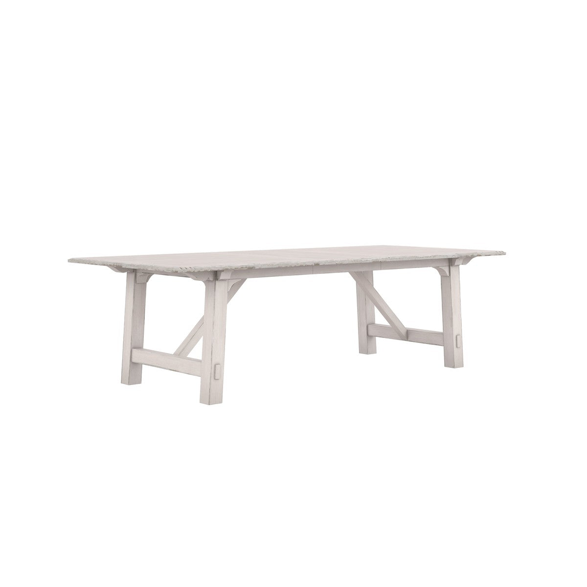 Alcove Trestle Dining Table - White