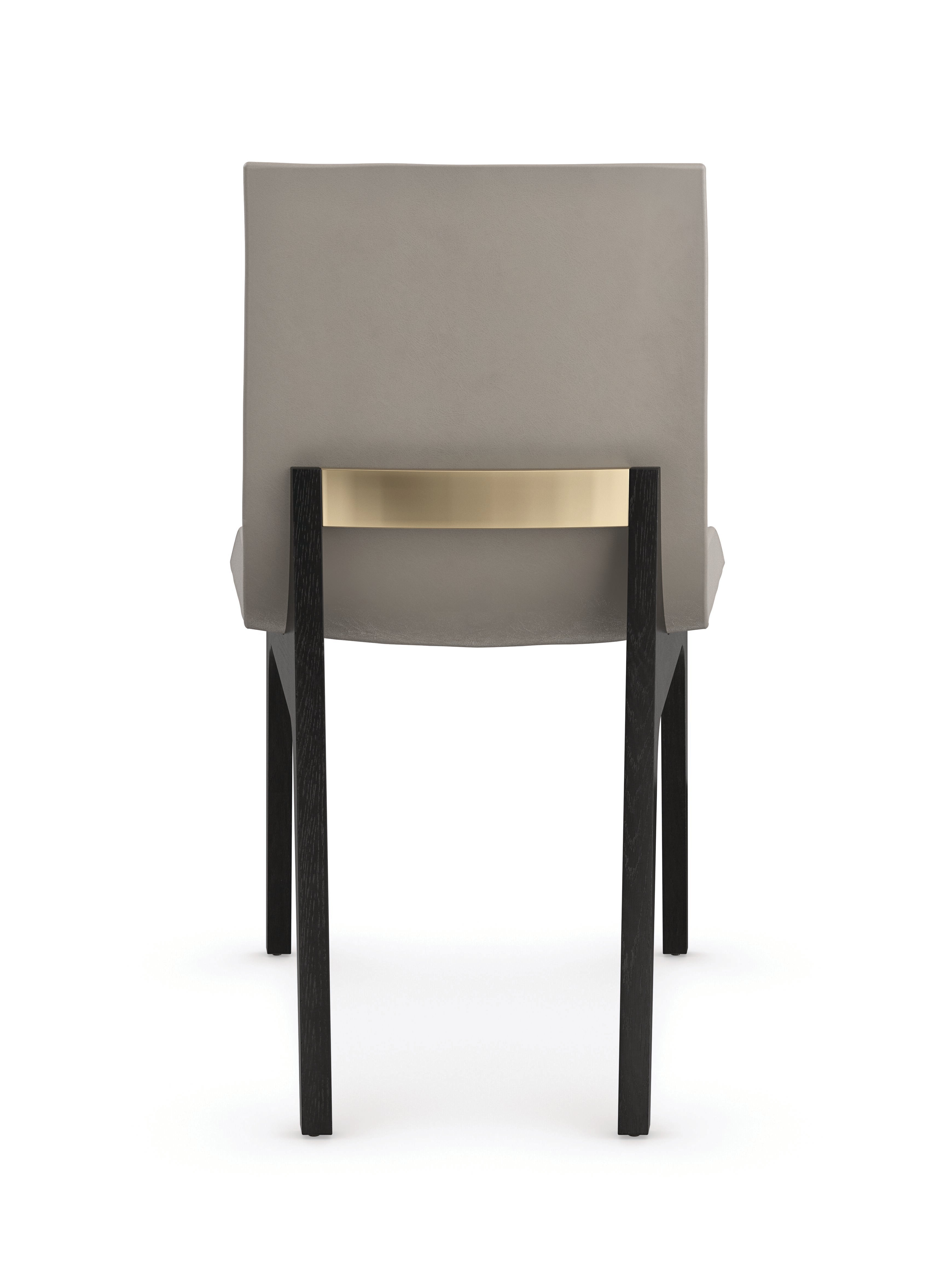 Starr Dining Chair  - Grey, Gold