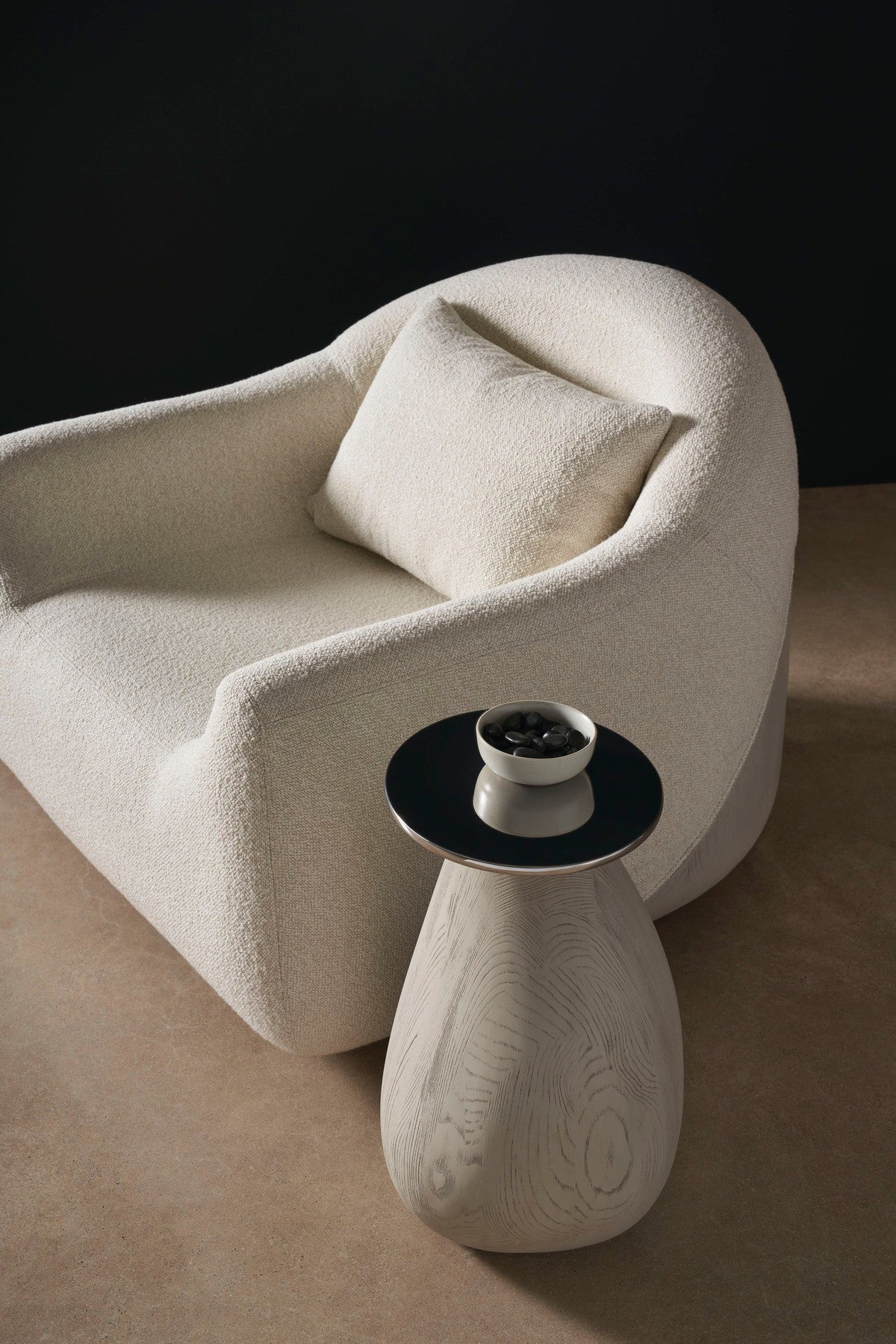 Serenity Swivel Chair  - Grey