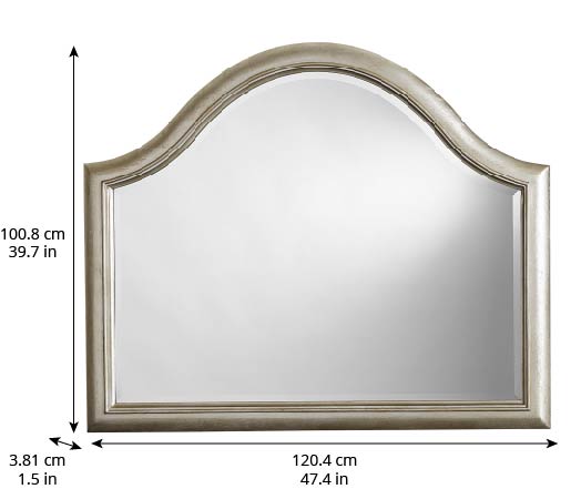 Starlite Arched Mirror - Silver