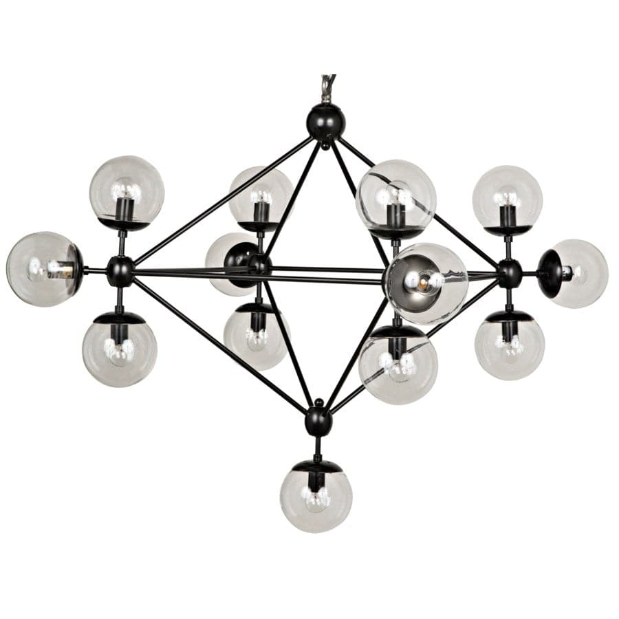 Pluto Chandelier-Noir-NOIR-LAMP478MTB-S-ChandeliersSmall-Metal Black-5-France and Son