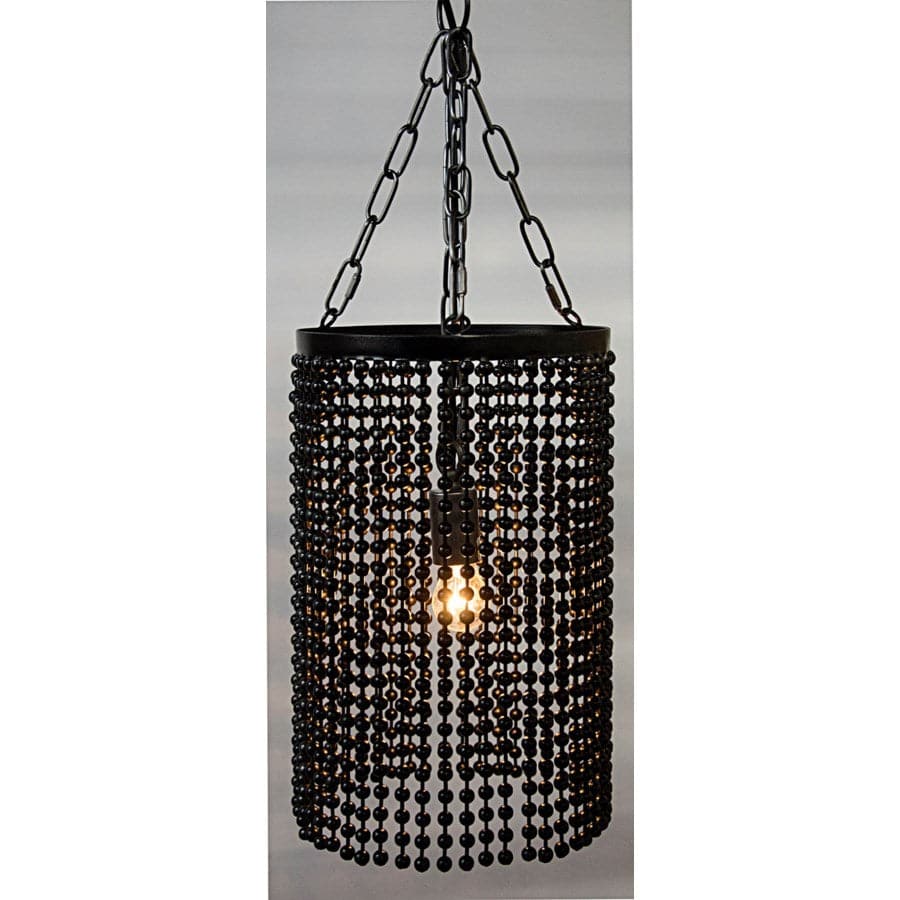 Rideau Pendant, Black Metal-Noir-NOIR-LAMP571MTB-Pendants-1-France and Son