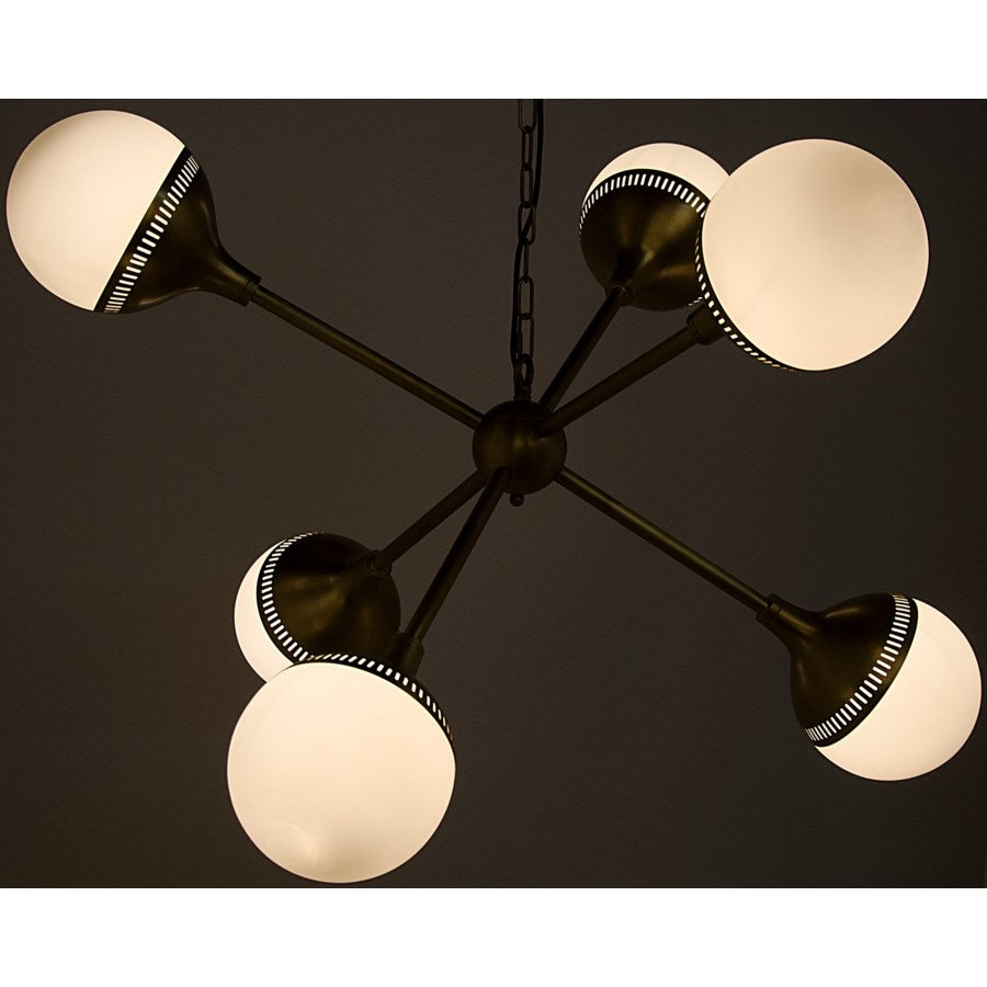 Zoe Sputnik Chandelier-Noir-NOIR-LAMP607MB-ChandeliersLarge-2-France and Son