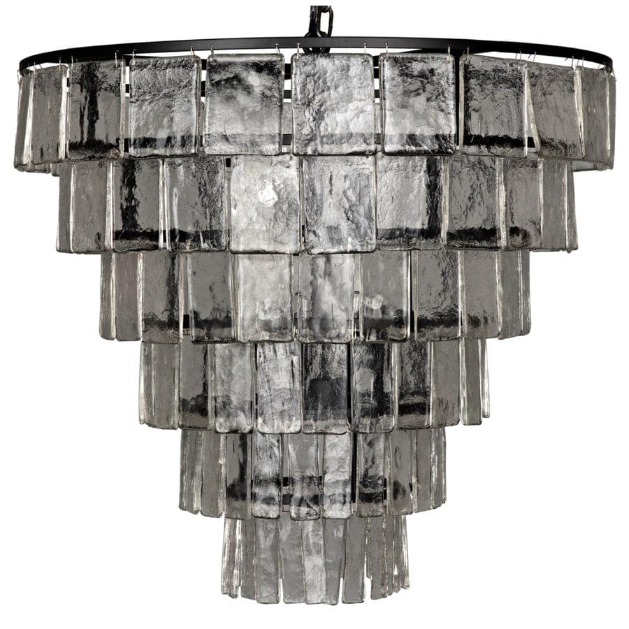 Carnegie Chandelier-Noir-NOIR-LAMP684L-ChandeliersCarnegie Chandelier Black Metal Large-1-France and Son