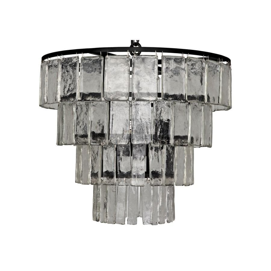 Carnegie Chandelier-Noir-NOIR-LAMP684M-ChandeliersCarnegie Chandelier Black Metal Medium-2-France and Son