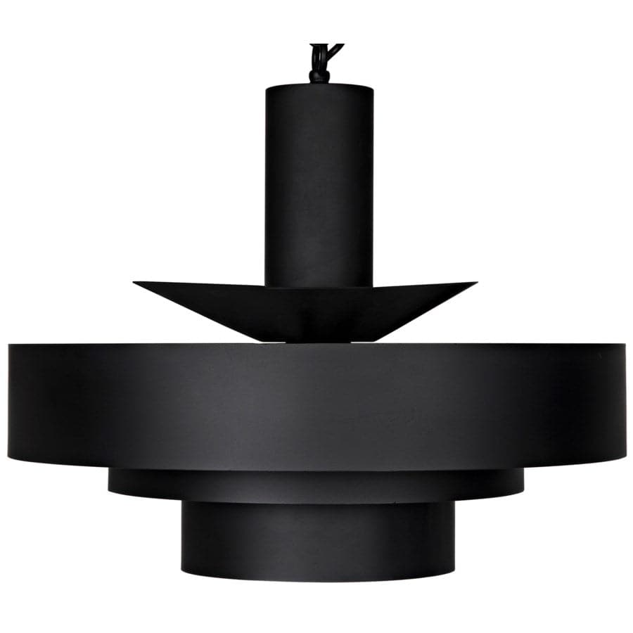 Parlor Pendant, Black Metal-Noir-NOIR-LAMP753MTB-Pendants-4-France and Son