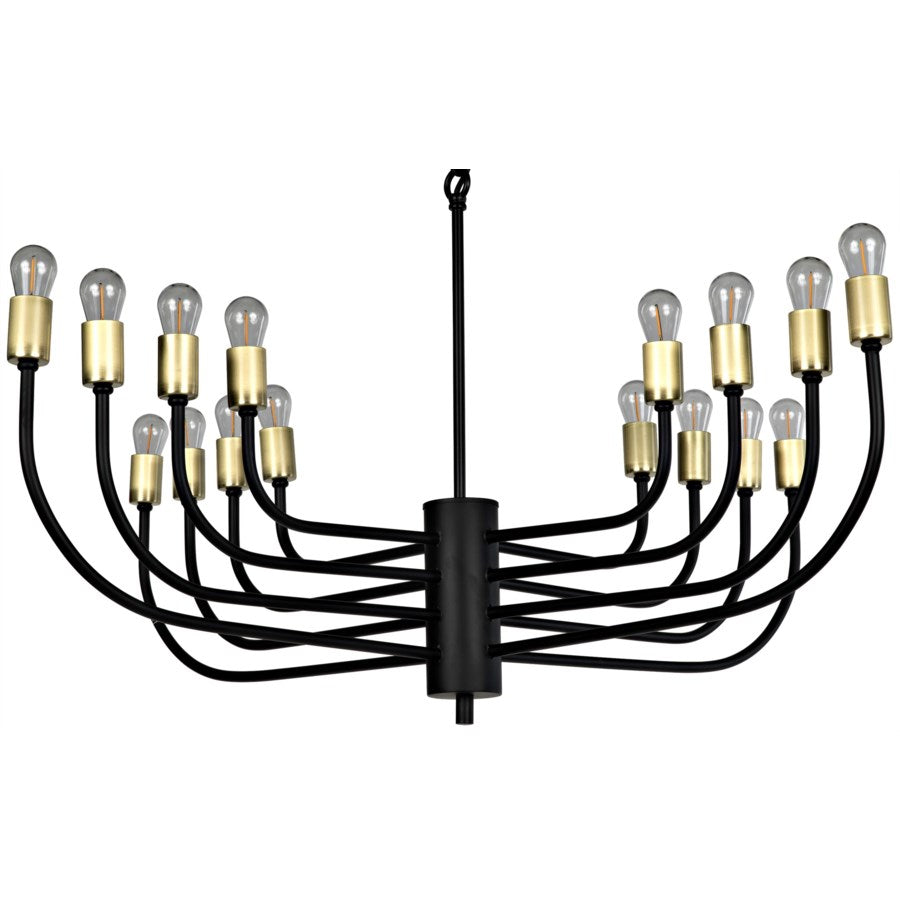 Claude Chandelier-Noir-NOIR-LAMP764MTB-Chandeliers-3-France and Son