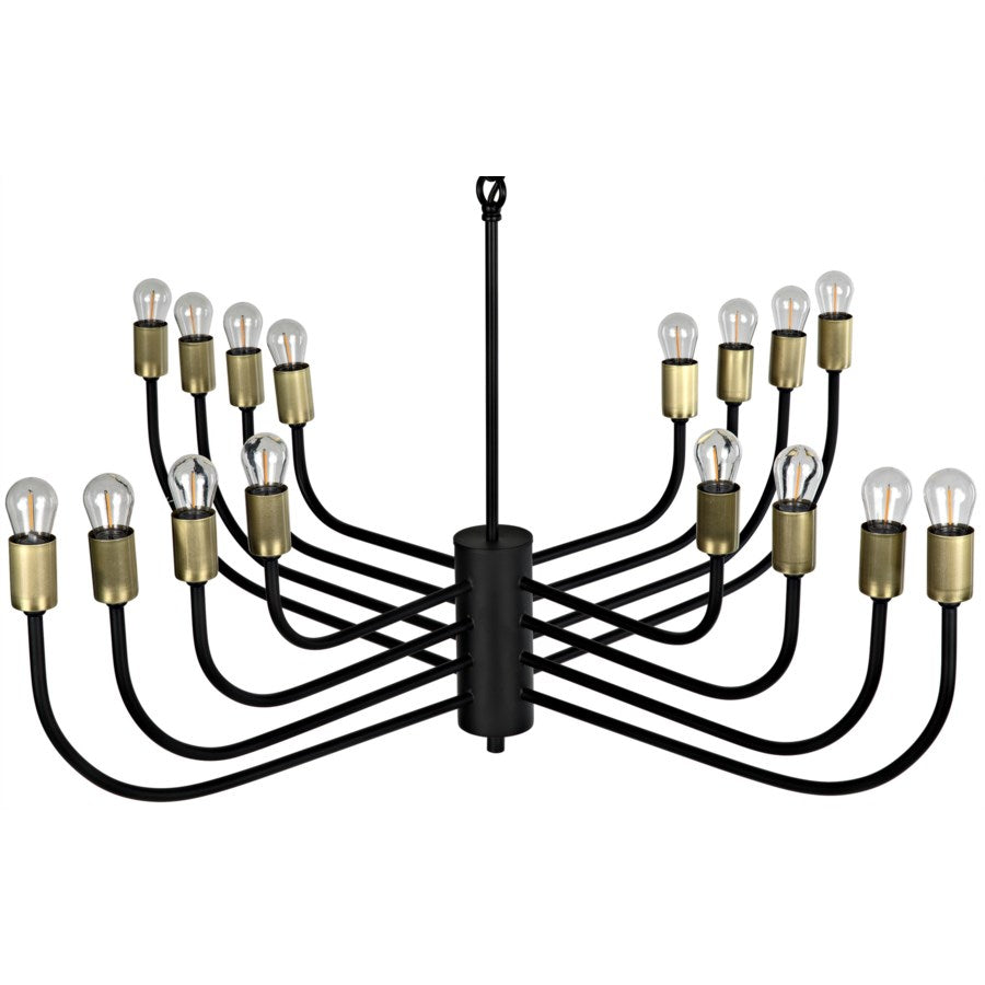 Claude Chandelier-Noir-NOIR-LAMP764MTB-Chandeliers-4-France and Son