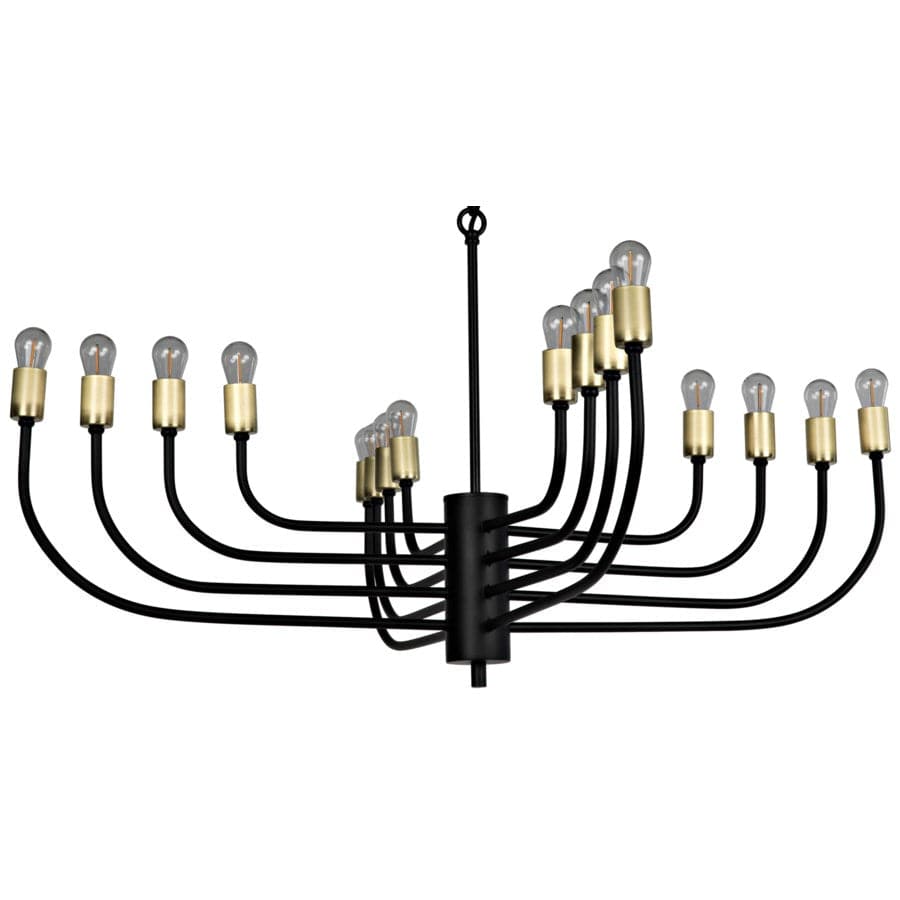 Claude Chandelier-Noir-NOIR-LAMP764MTB-Chandeliers-1-France and Son