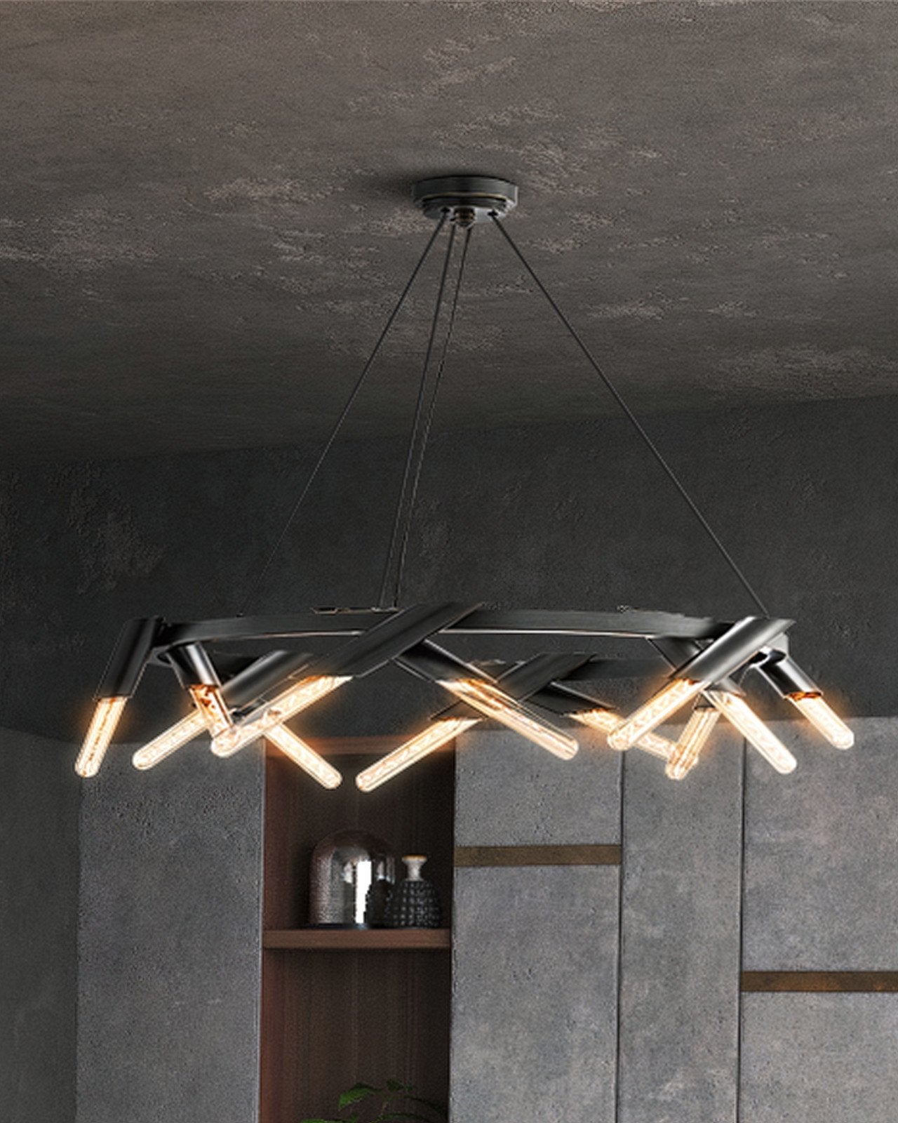 Luciole Bronze Chandelier