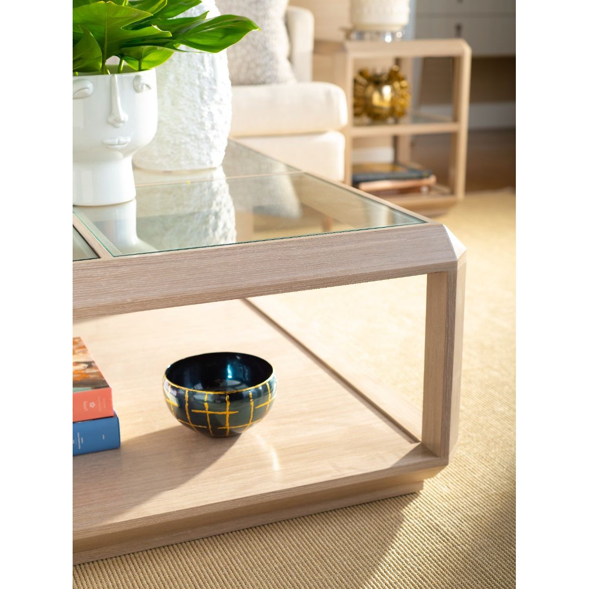 Loom Small Bowl, Anthracite and Brass