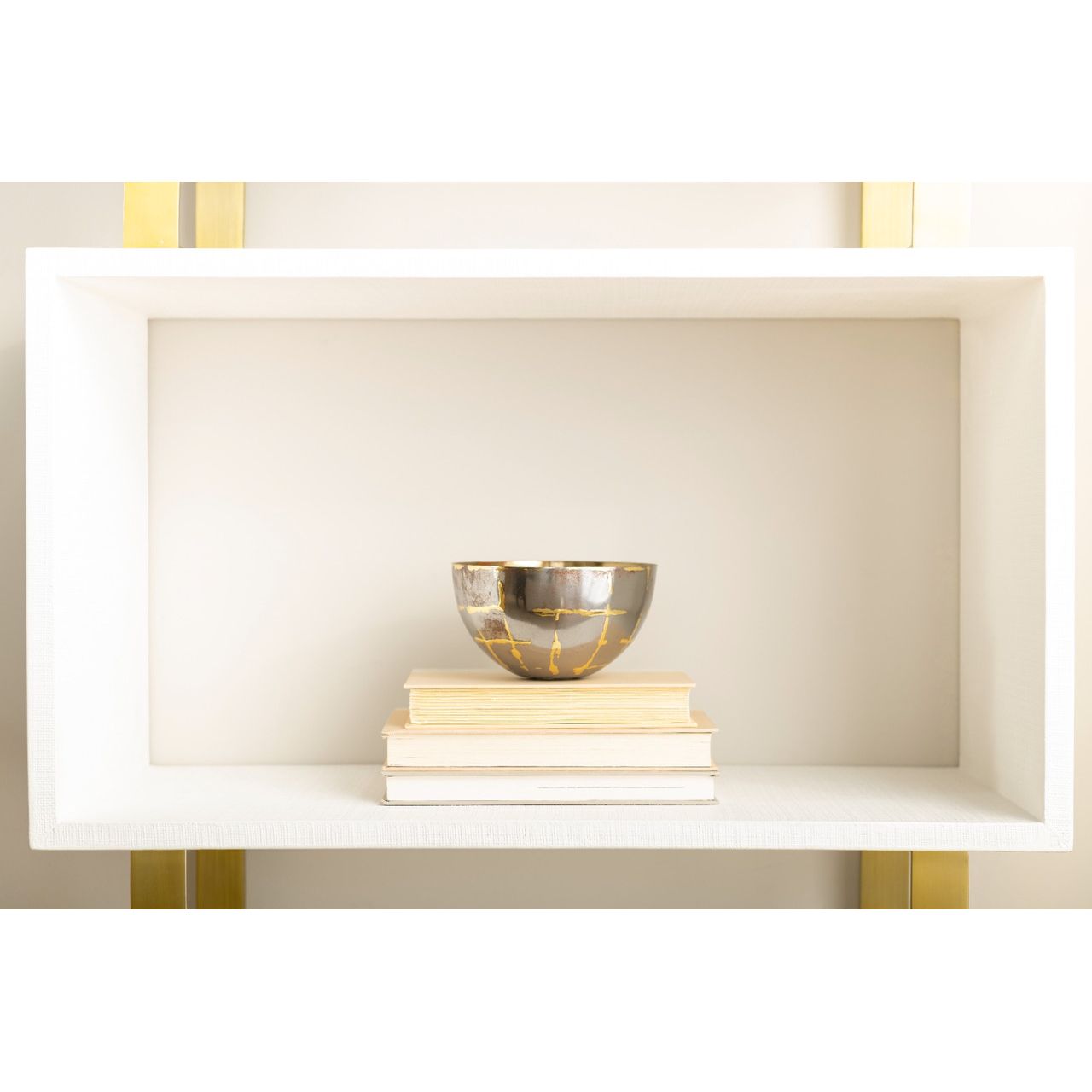 Loom Small Bowl, Silver and Brass