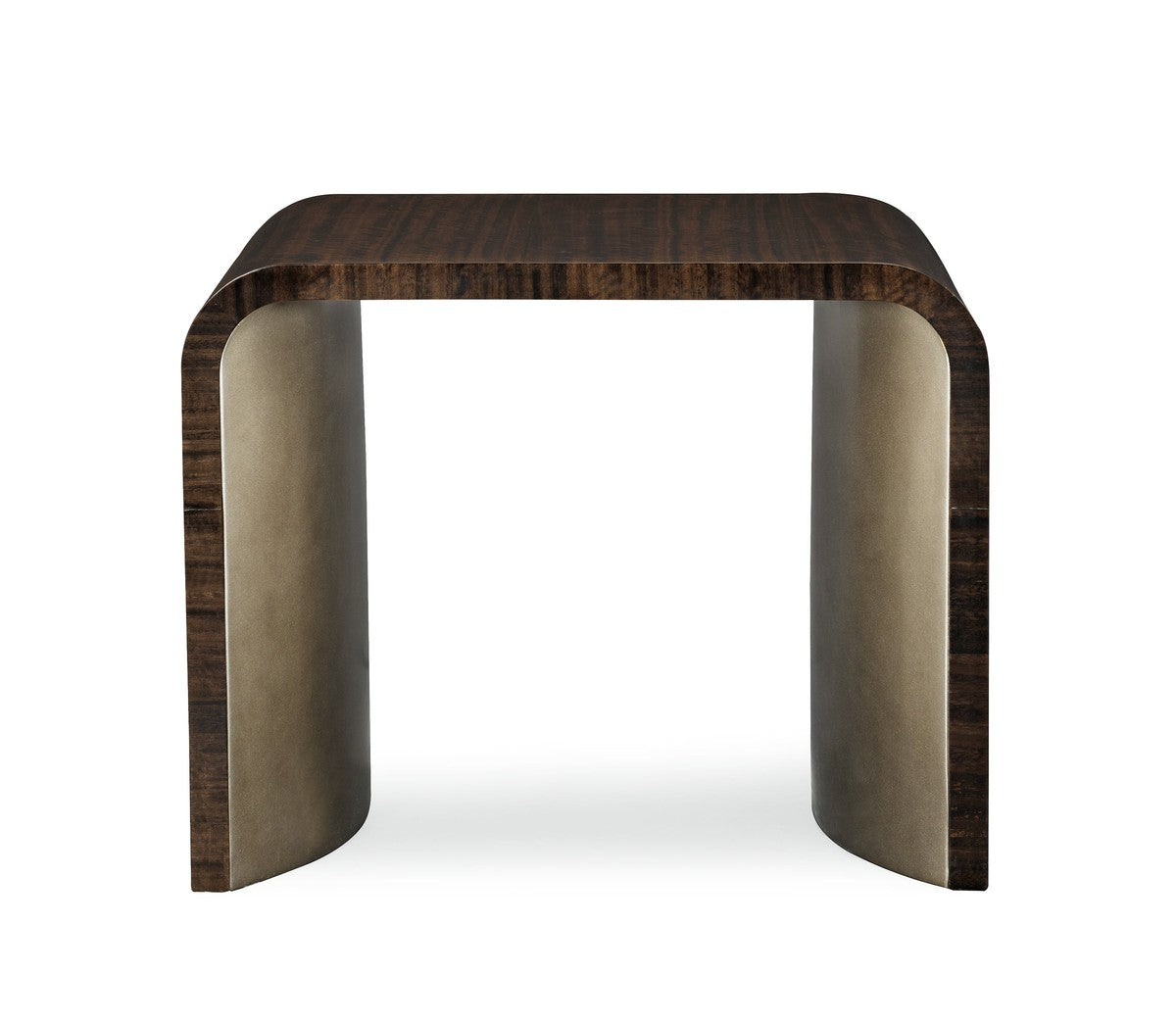 Streamline End Table  - Brown, Bronze