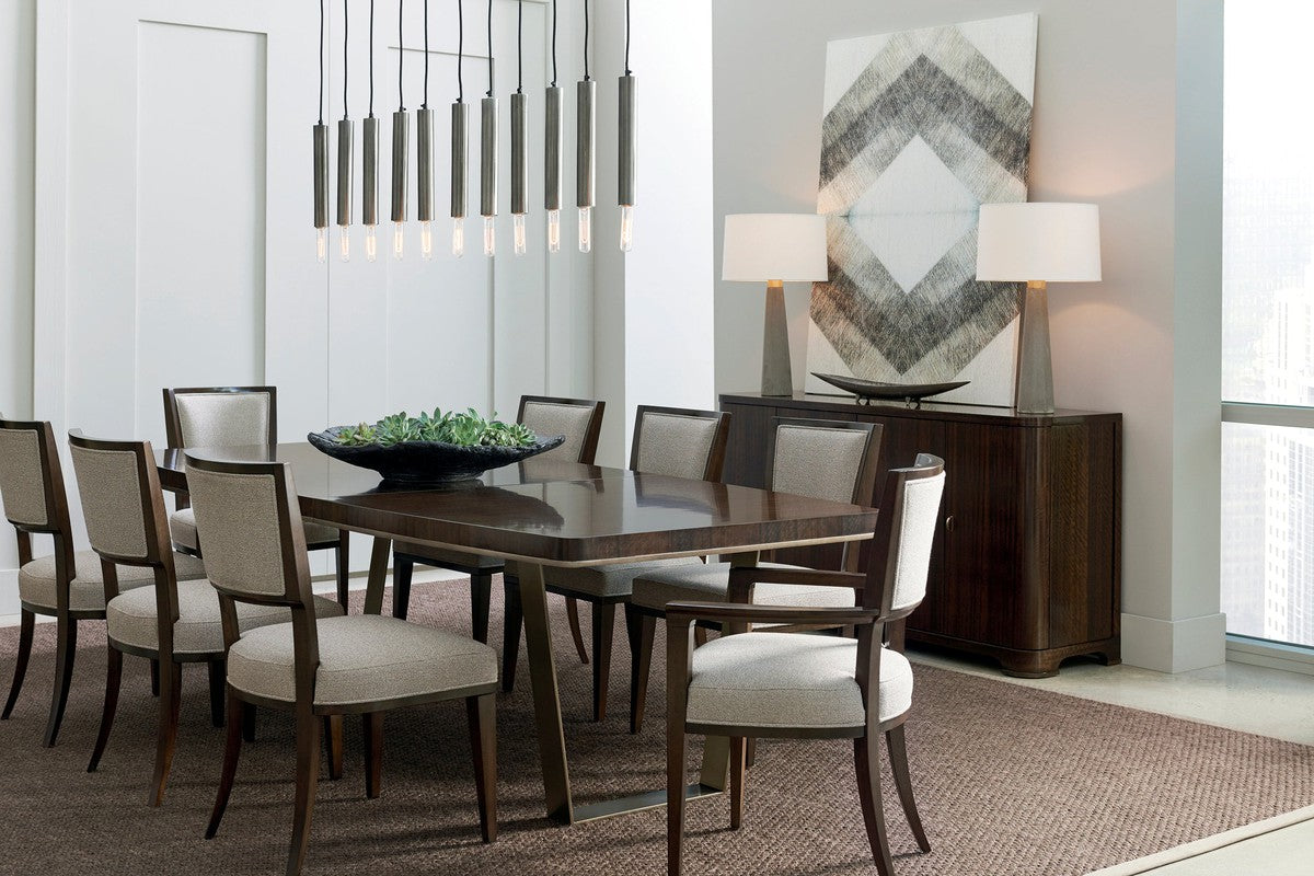 Streamline Dining Table  - Brown, Bronze