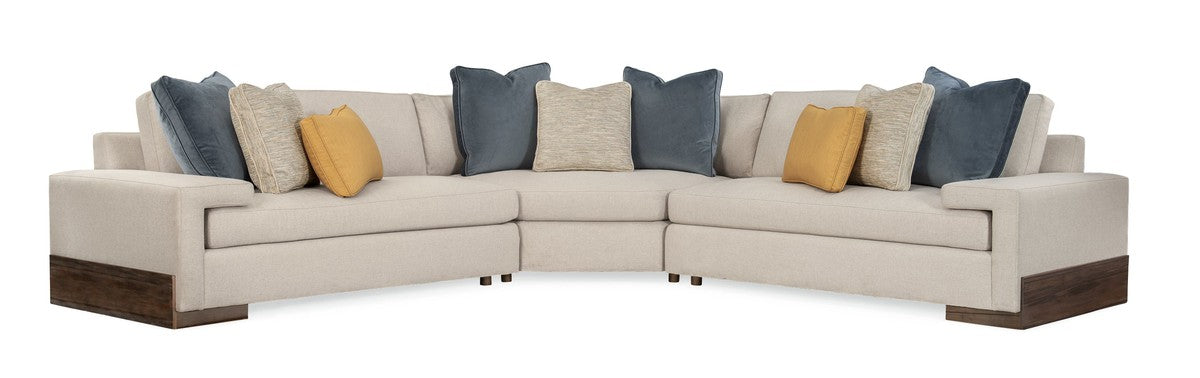 I'M Shelf-Ish 3-Pc Sectional  - Grey, Brown