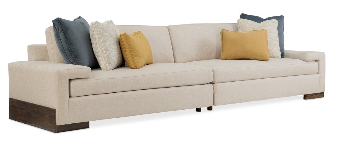 I'M Shelf-Ish 2-Pc Sectional  - Grey, Brown