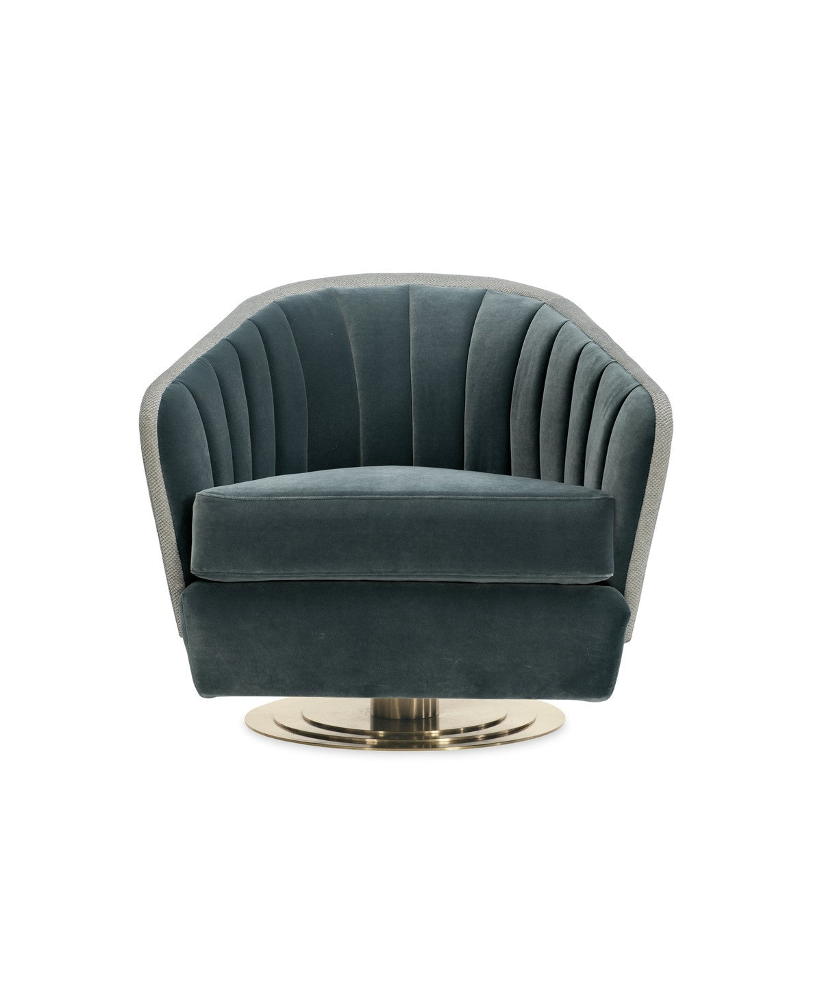 Concentric Swivel Chair  - Gold