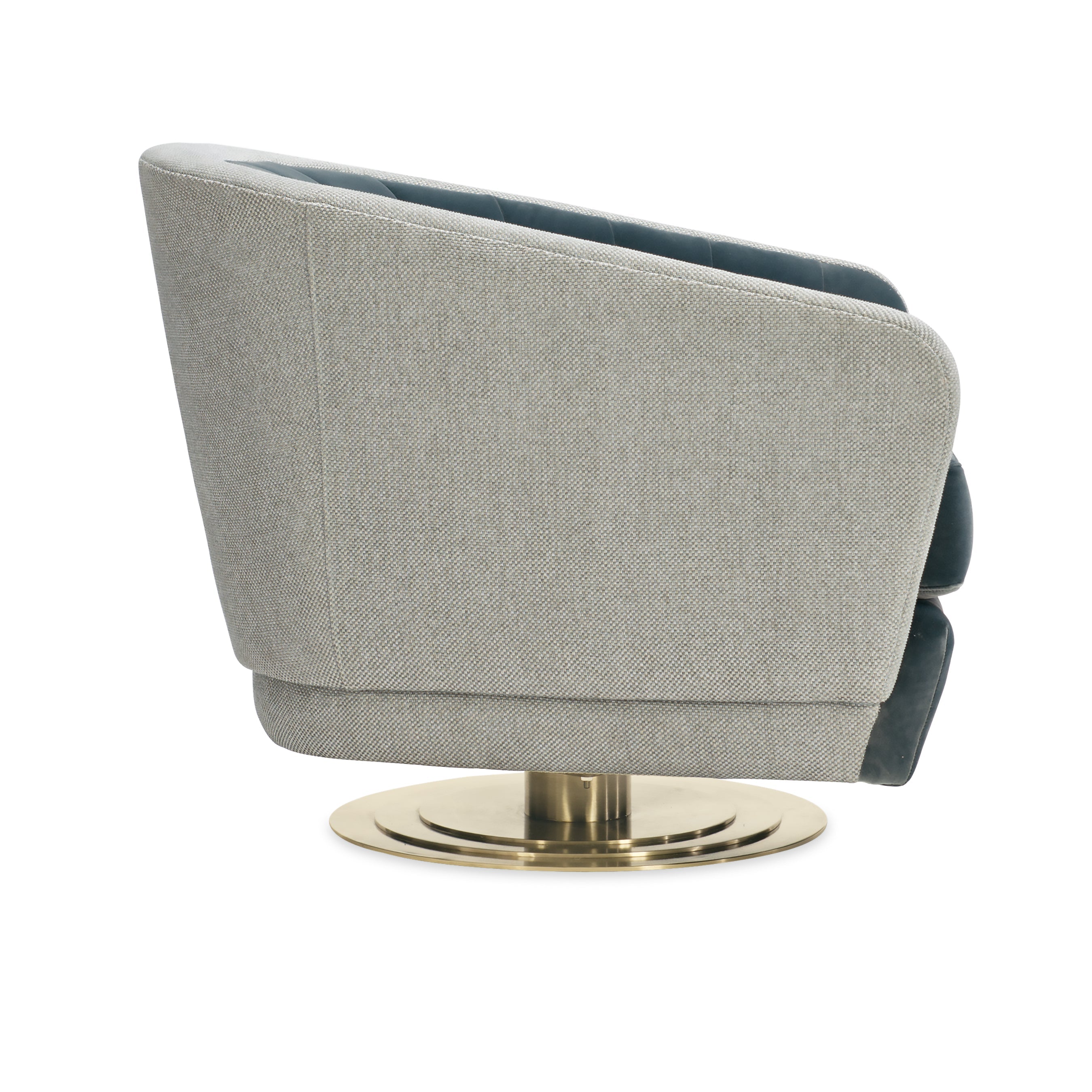 Concentric Swivel Chair  - Gold