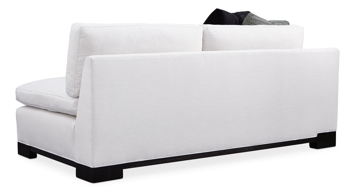 Refresh Left Arm Loveseat  - Black