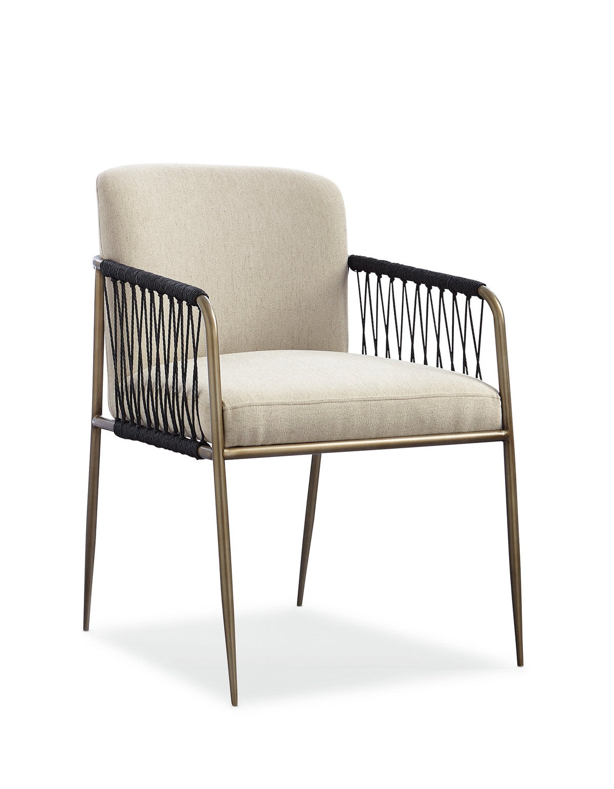 Remix Woven Dining Chair  - Gold