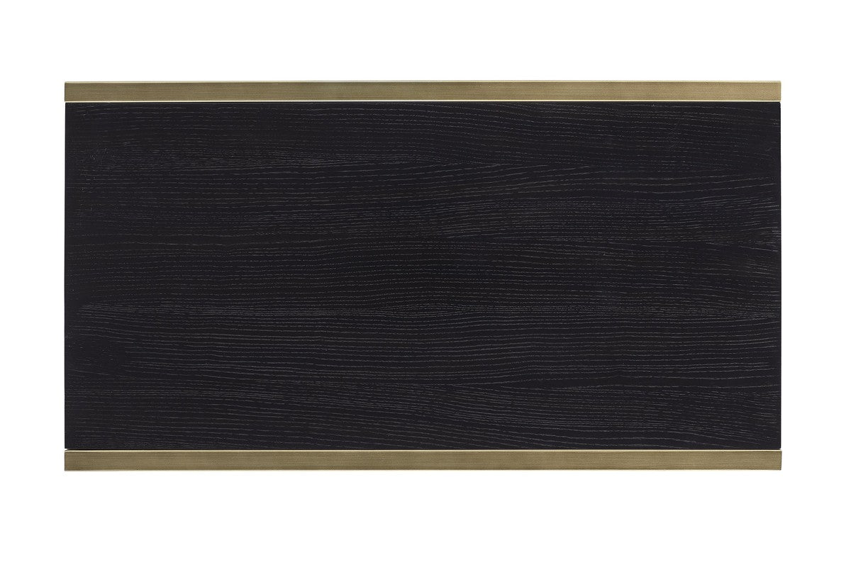 Remix Large Nightstand  - Brown, Black, Gold