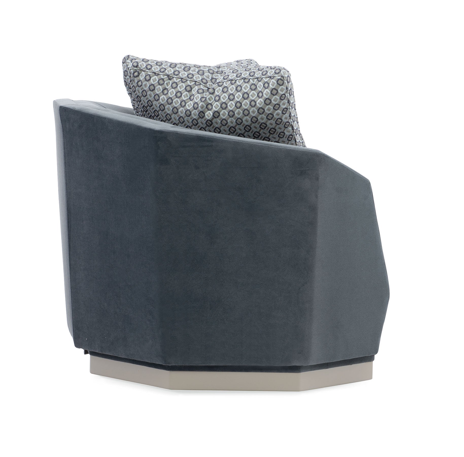 Expressions Swivel Chair & 1/2  - Grey