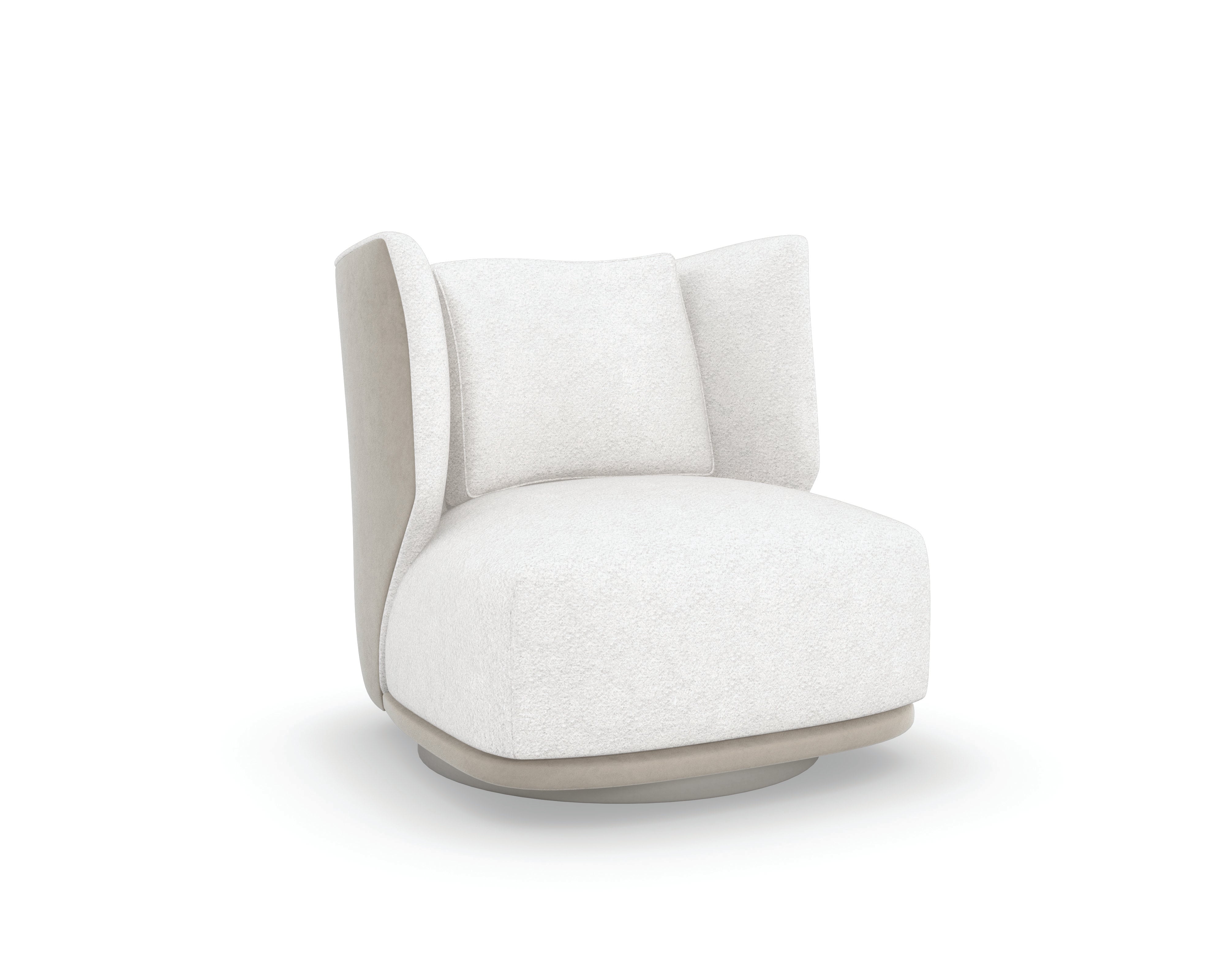 Seville Swivel Chair  - Silver