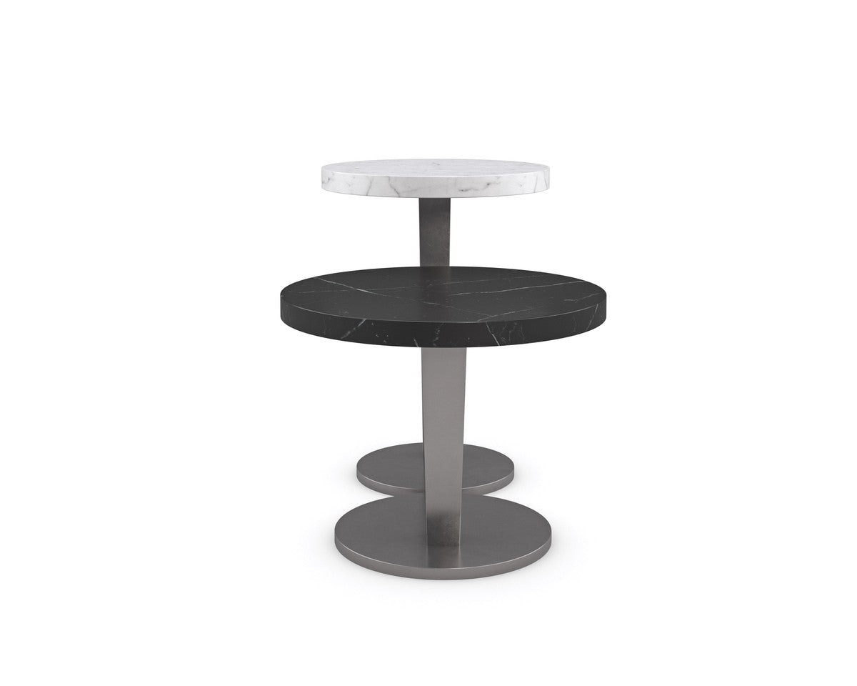 La Moda Short Spot Table  - Silver